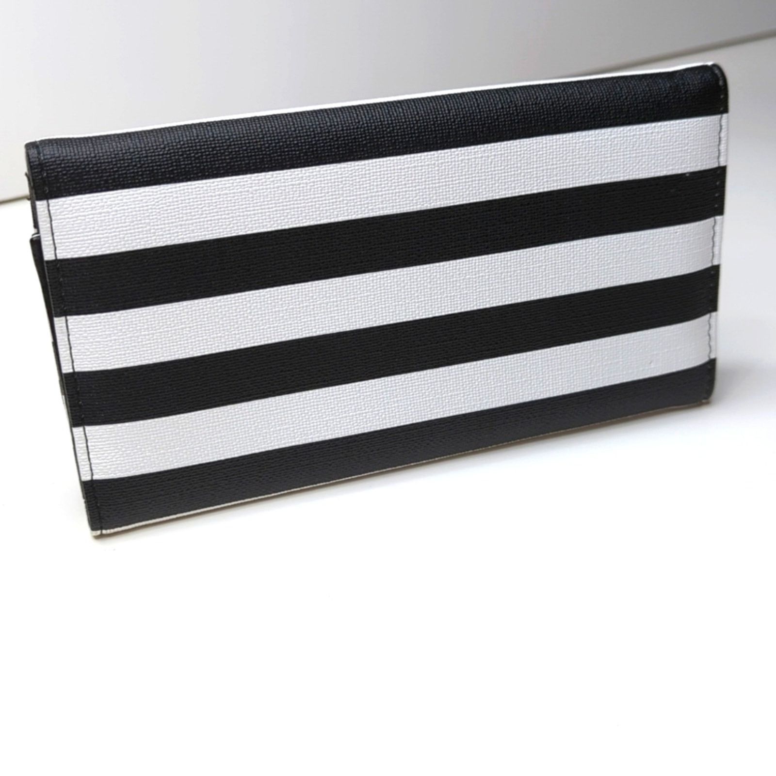 Other KUT FROM THE KLOTH Black White Striped Slimfold Wallet NEW Size ONE SIZE - 3 Thumbnail