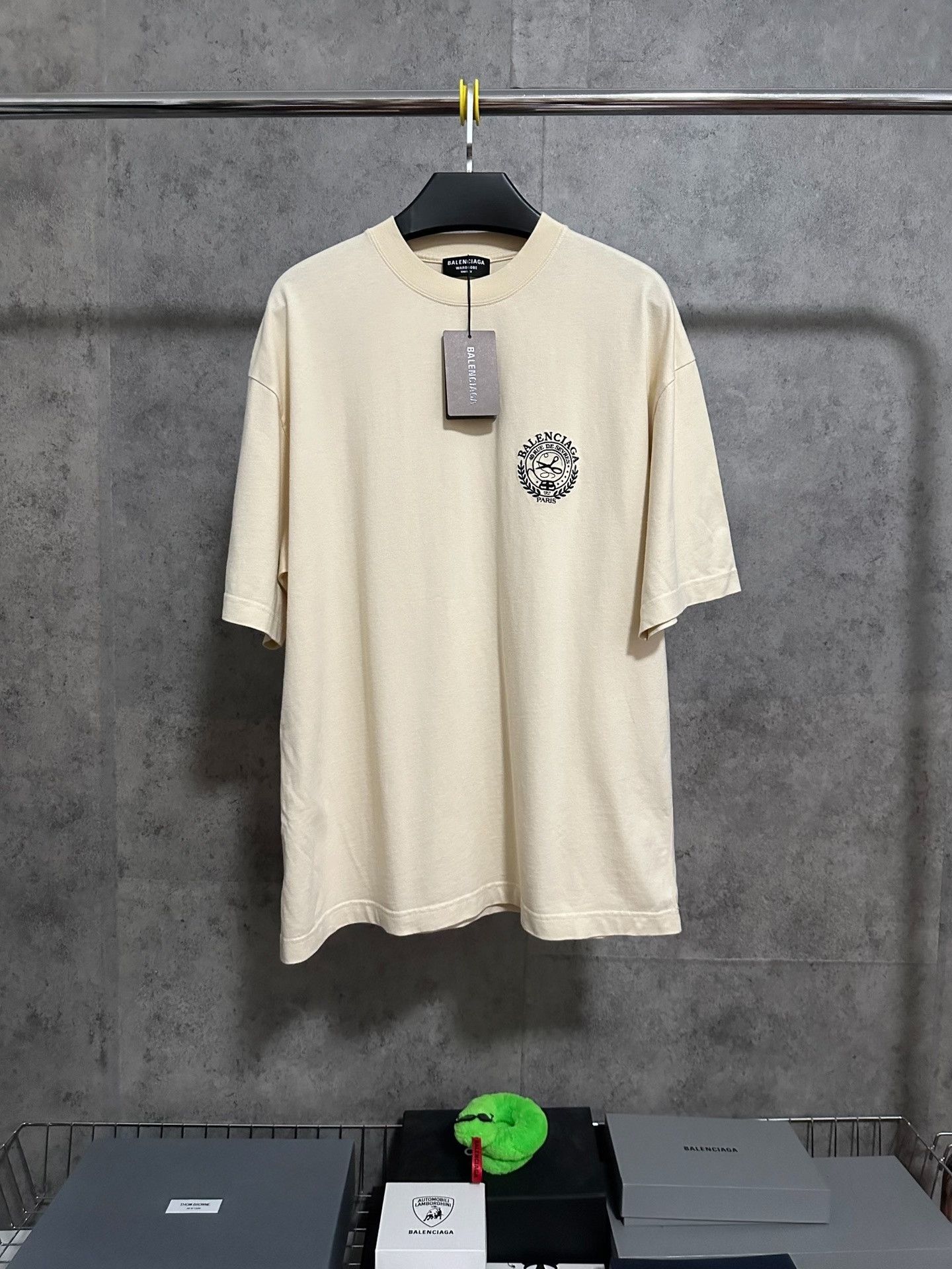 Balenciaga Balenciaga Scissors Wheat Ear Short-Sleeve T-Shirt Size US M / EU 48-50 / 2 - 1 Thumbnail