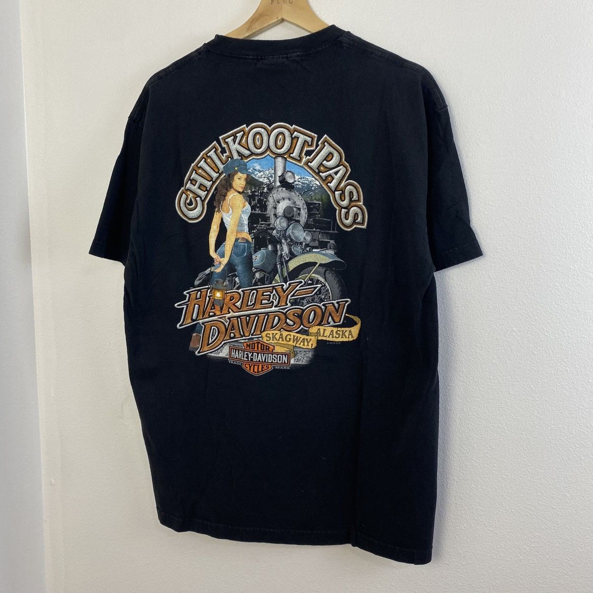 Harley Davidson Vintage Harley Davidson T Shirt L Skagway Alaska Size US L / EU 52-54 / 3 - 3 Thumbnail