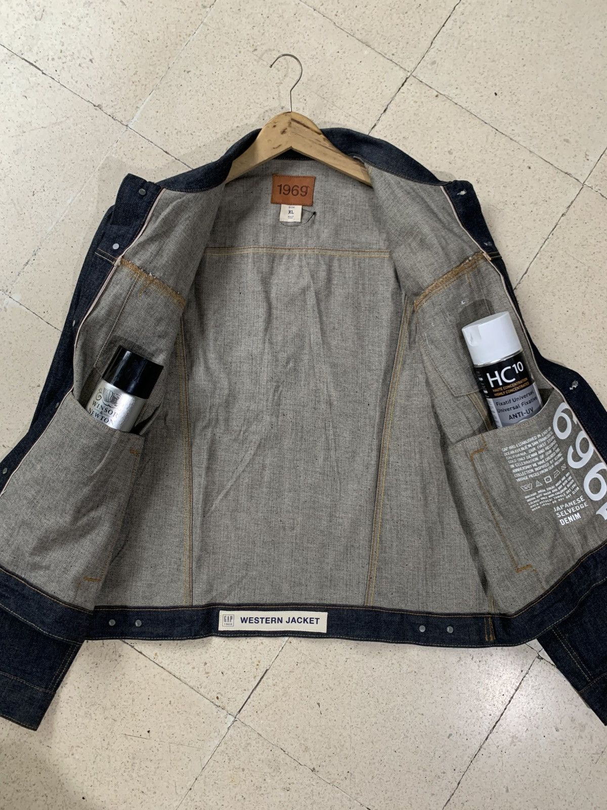 Gap western raw selvedge raw indigo fall’19 denim jacket