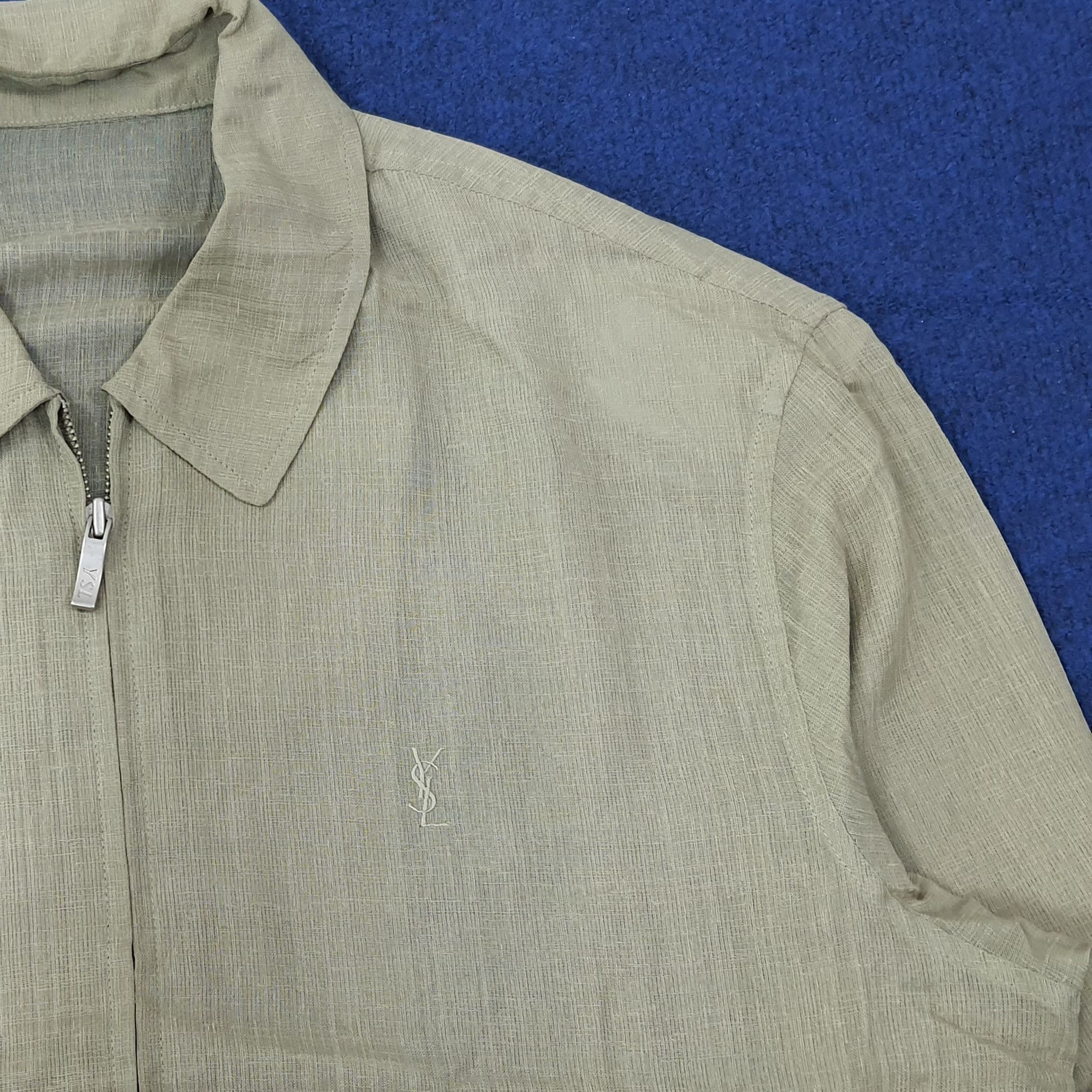 Yves Saint Laurent Vintage Yves Saint Laurent Translucent Thin Jacket C260N19 Size L / US 10 / IT 46 - 3 Thumbnail