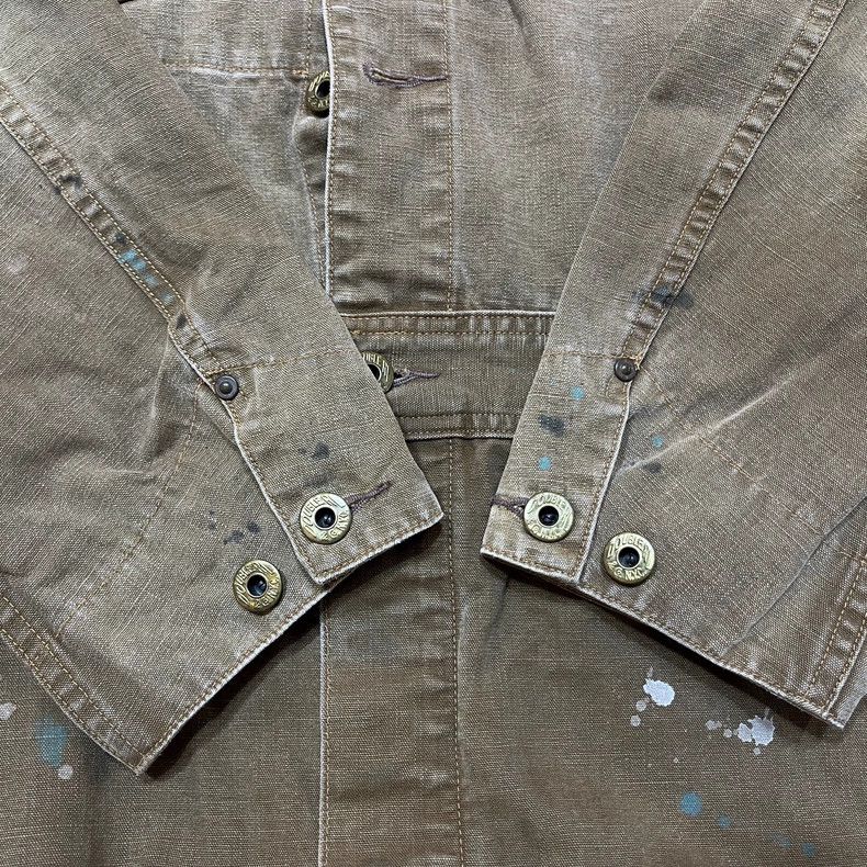 RRL Ralph Lauren RRL Ralph Lauren Splashing ink to make old jumpsuit Size US 32 / EU 48 - 9 Thumbnail