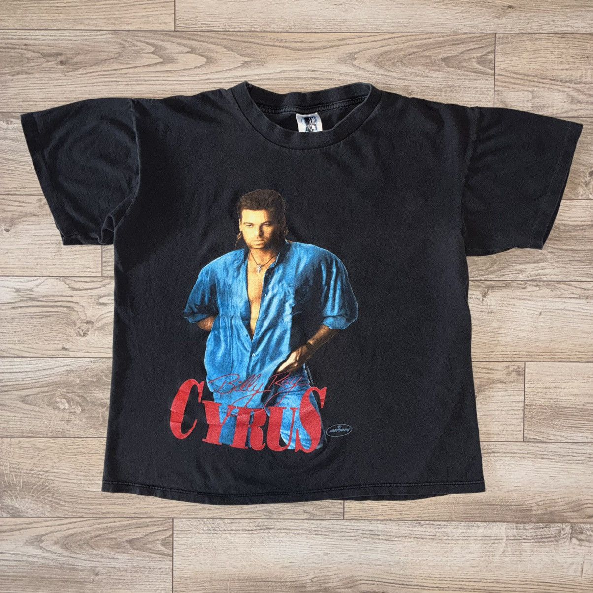Other Vintage 1993 Billy Ray Cyrus concert tour tee shirt Size US L / EU 52-54 / 3 - 1 Thumbnail