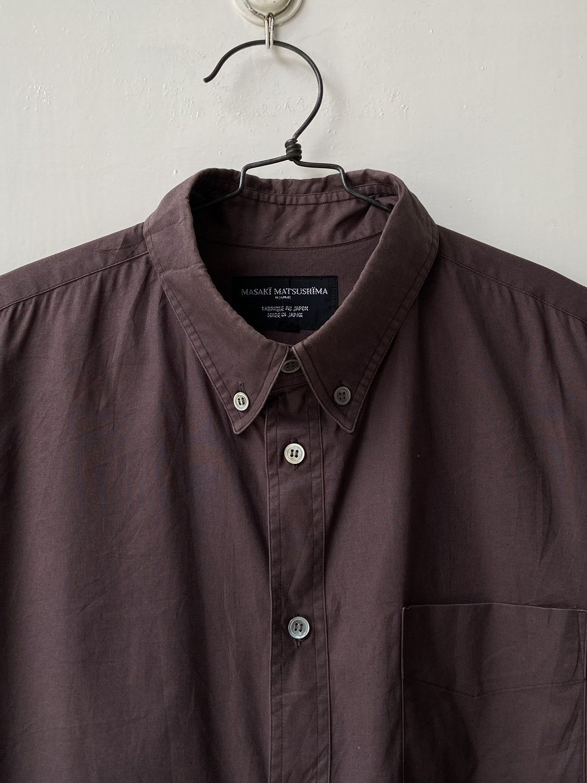 Masaki Matsushima MASAKI MATSUSHIMA Brown Shirt Size US M / EU 48-50 / 2 - 12 Thumbnail