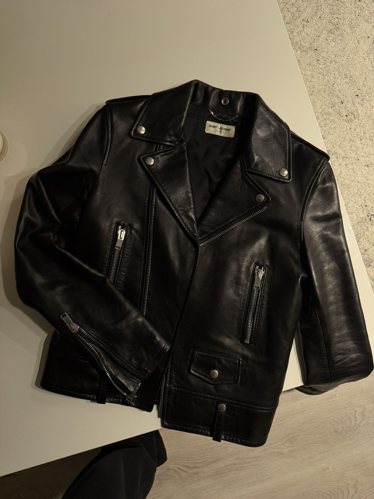 Saint Laurent Paris 2015 Saint Laurent L01 Hedi Slimane Leather