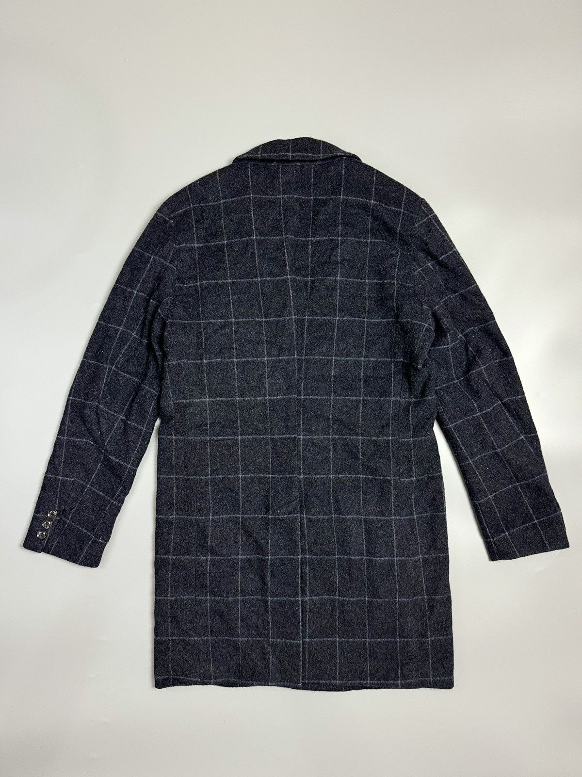 GOSTAR DE FUGA Gostar De fuga Checkered OverCoat Wool Jacket Size US S / EU 44-46 / 1 - 9 Thumbnail