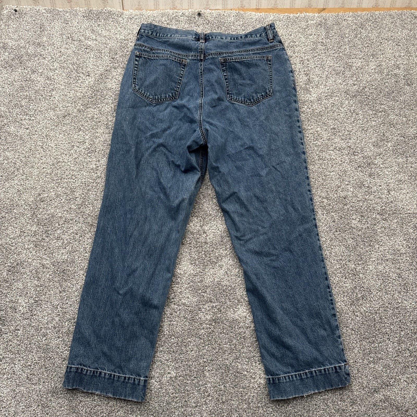 Eddie Bauer Eddie Bauer Jeans Women 12 Tall Retro Grunge Y2K Normcore Size 34" / US 12 / IT 48 - 10 Thumbnail