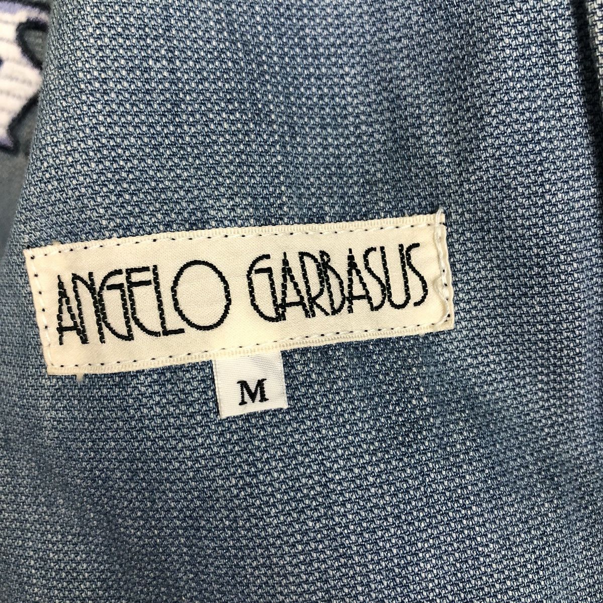 Japanese Brand 📌Vintage Denim Jacket Cartoon Big Logo Angelo Garbasus Size US M / EU 48-50 / 2 - 20 Thumbnail