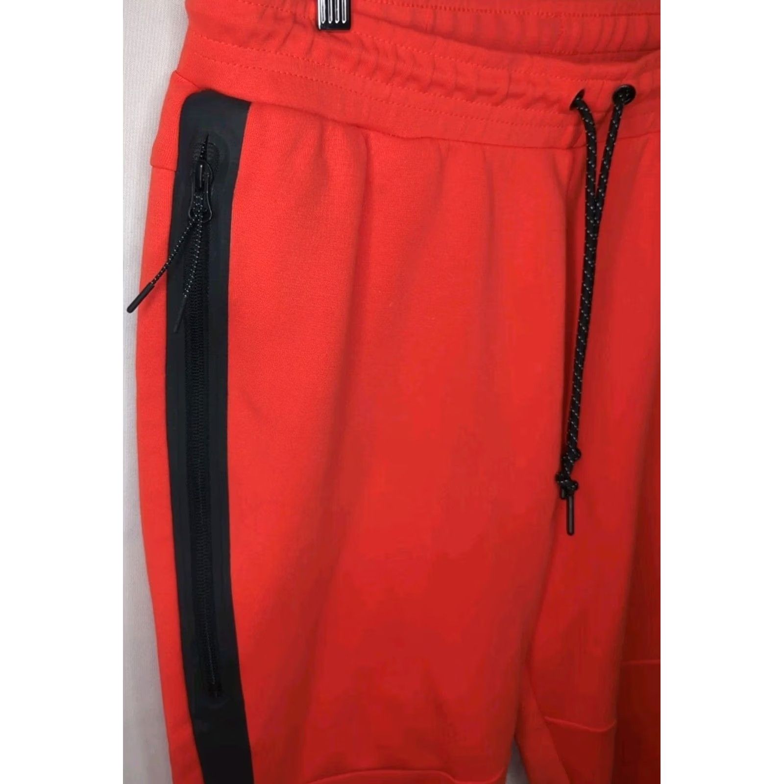 Nike Nike Sportswear Tech Fleece Jogger Pants Red Mens Large Gym Training Tapered Size US 33 - 6 Thumbnail