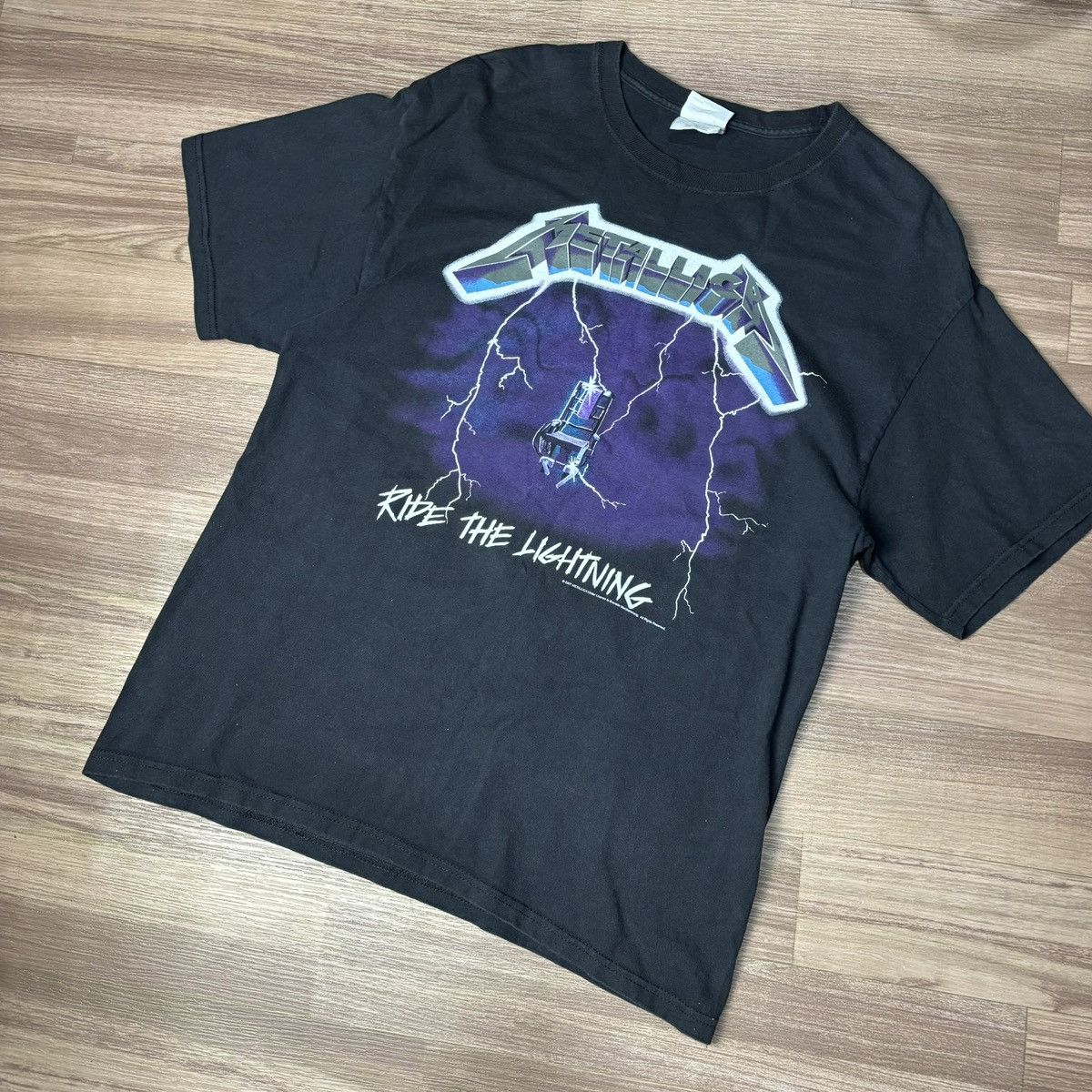 Metallica Vintage Metallica tee Ride The Lightning T-Shirt Size US L / EU 52-54 / 3 - 1 Thumbnail