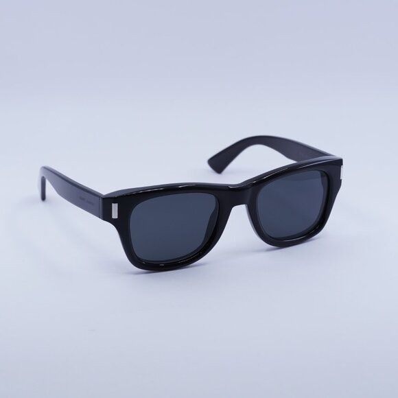 Saint Laurent Paris 🕶️ New Saint Laurent SL801 001 Sunglasses - Shiny Black Size ONE SIZE - 4 Thumbnail