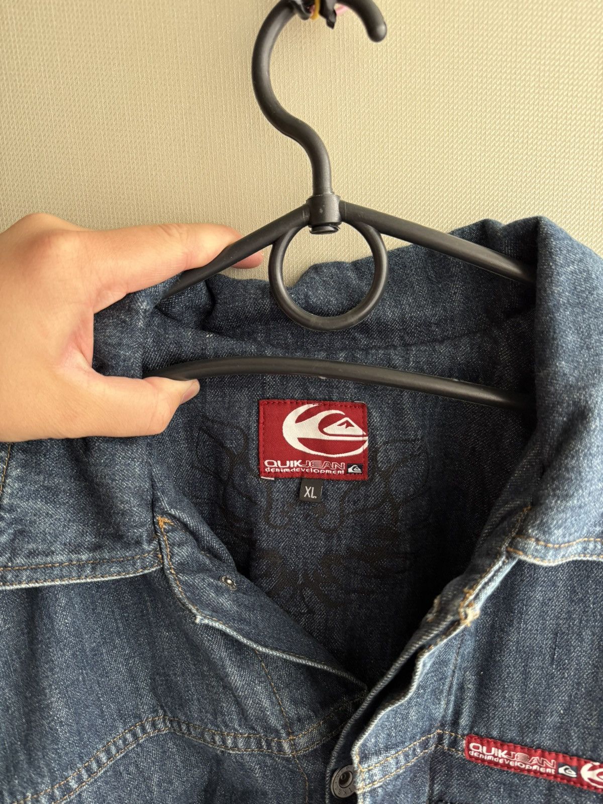 Quiksilver Quiksilver Vintage Y2K Denim Jacket Size Xl Size US XL / EU 56 / 4 - 6 Thumbnail