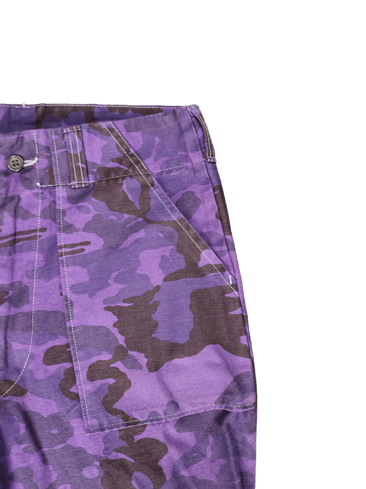 Seditionaries Japanese Brand 1409 Bondage Zipper Camo Fatigue Cropped Size US 29 - 4 Thumbnail