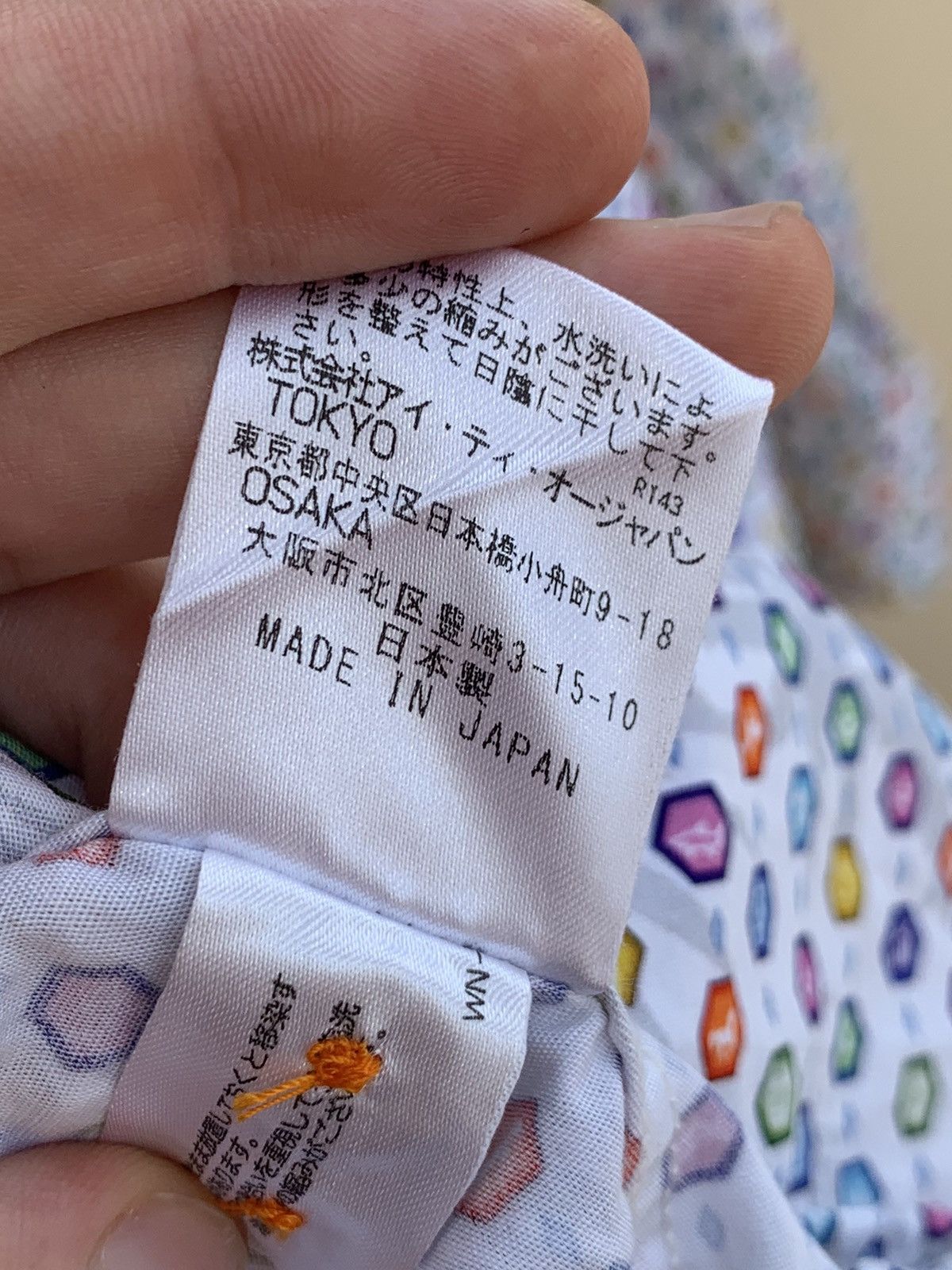 Japanese Brand Vagiie Emoji Print Long Sleeve Shirt by Leggiuno Size 50 Size US M / EU 48-50 / 2 - 12 Thumbnail