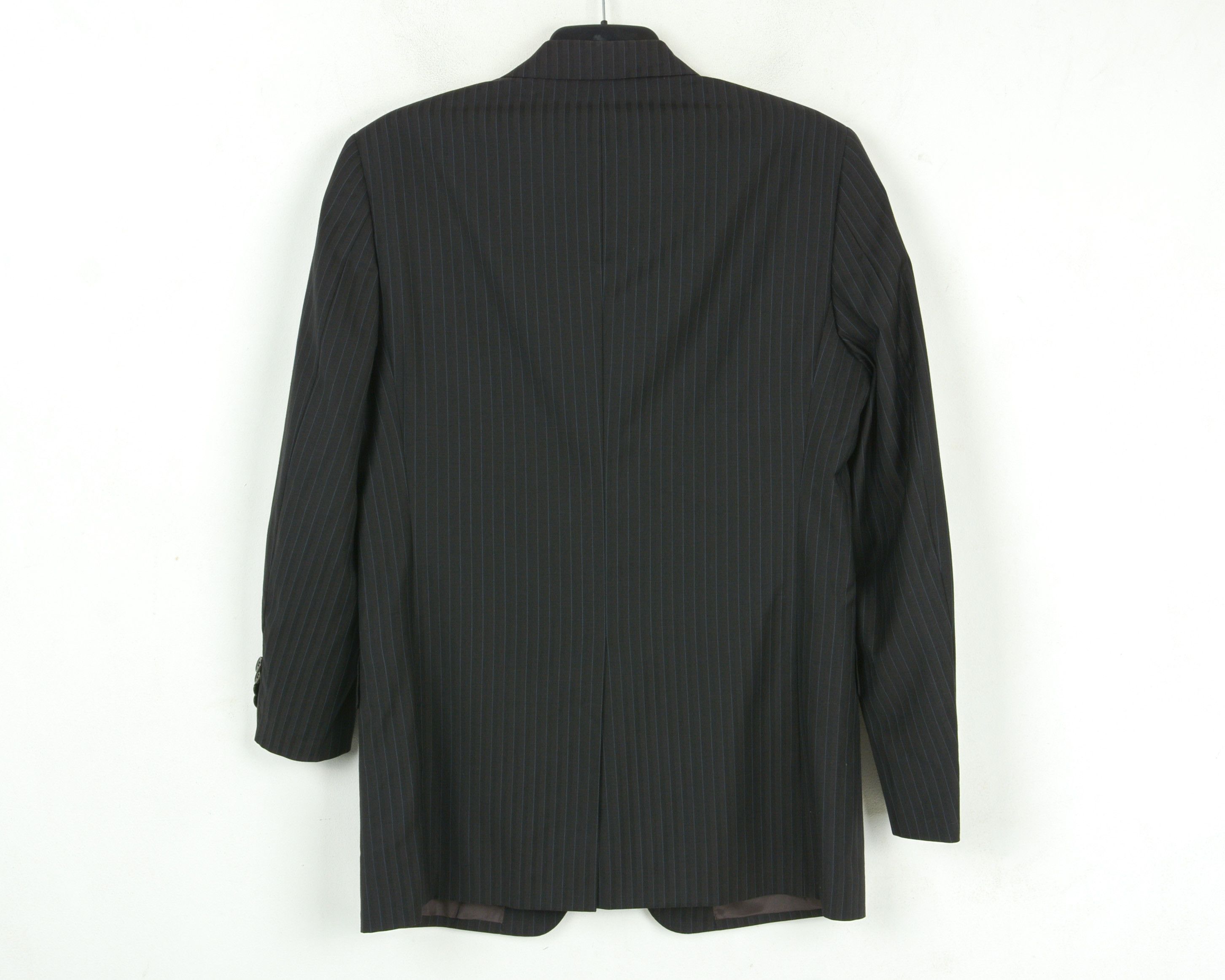 Hugo Boss Burton/Reno Men Blazer US 38L Pinstriped Jacket Coat Suit XS Size 38L - 4 Thumbnail
