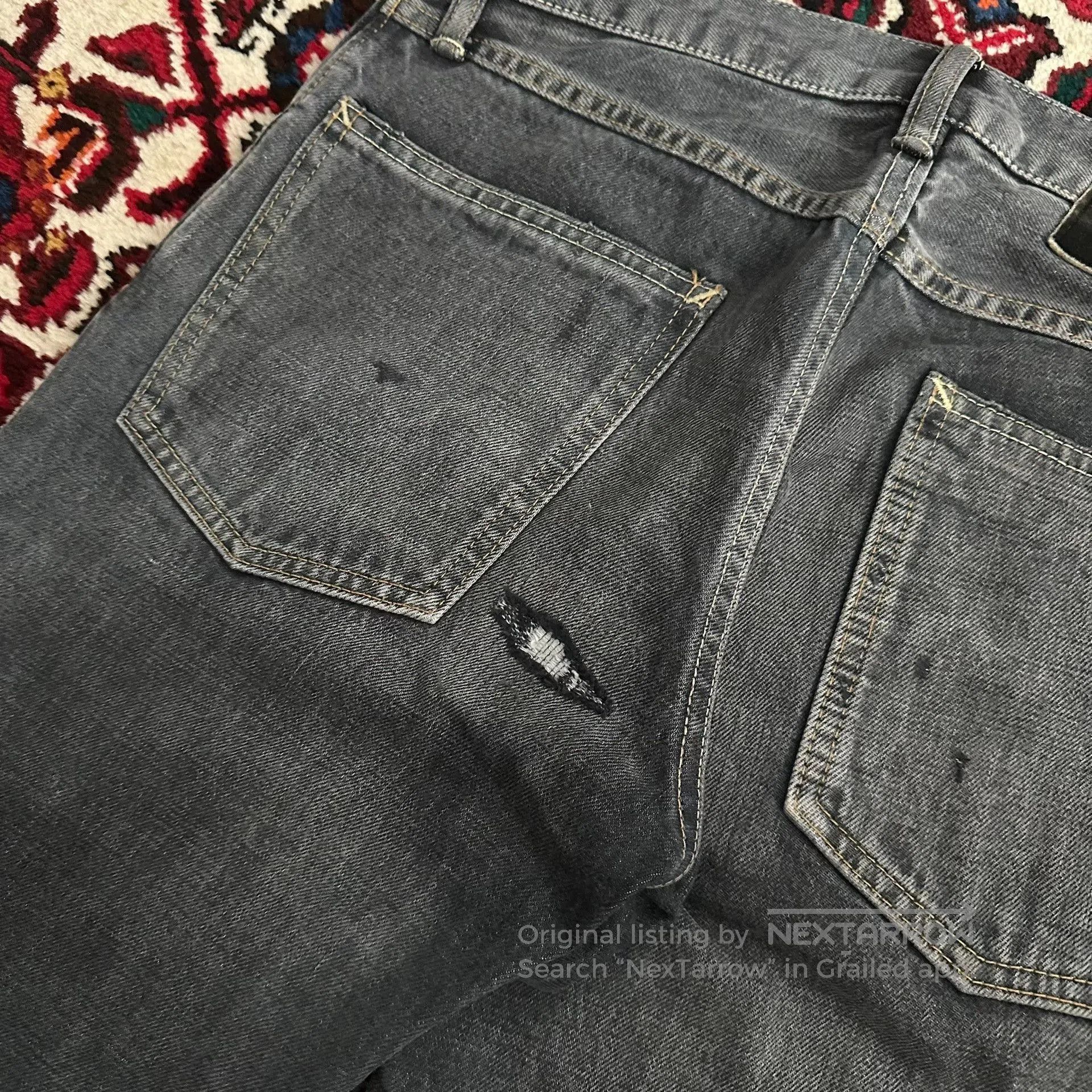 Visvim visvim 14aw 09d5 Black Washed Jeans W32L30. Size US 32 / EU 48 - 6 Thumbnail