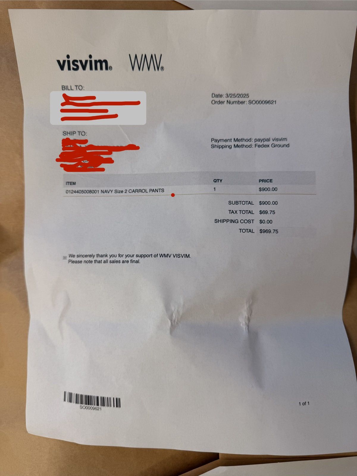 Visvim Carrol Pants Navy size 2 Size US 30 / EU 46 - 11 Thumbnail
