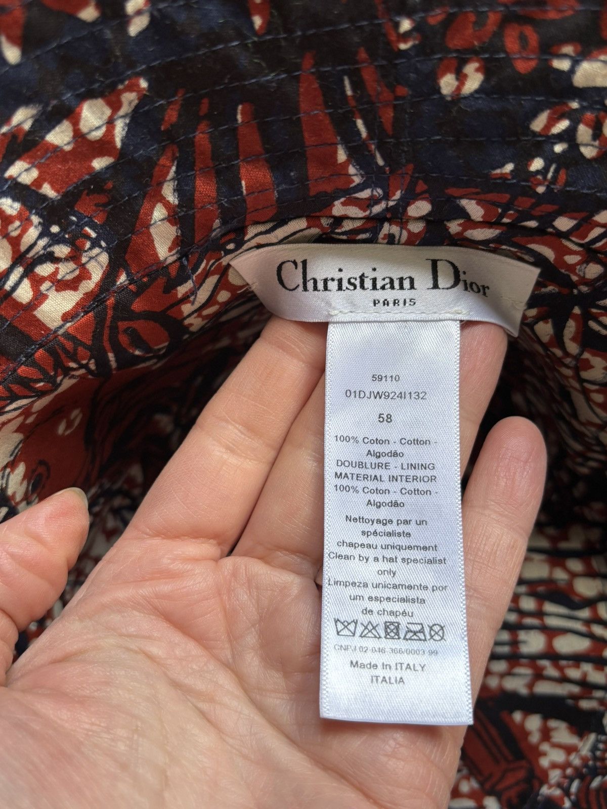 Dior Christian dior Bob Hat « Toile de Jouy » Size ONE SIZE - 8 Thumbnail