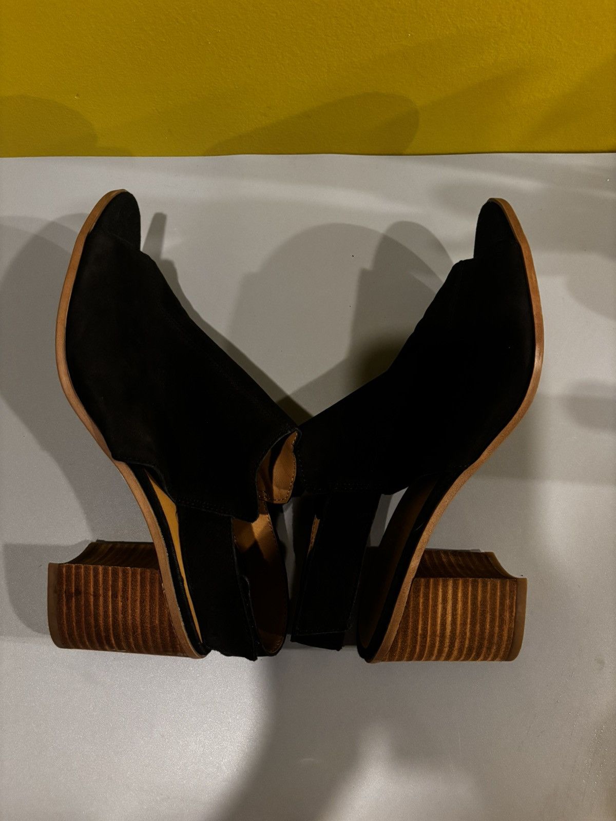 Franco Sarto Black open toe ankle sandal0517 Size US 9 / IT 39 - 8 Thumbnail