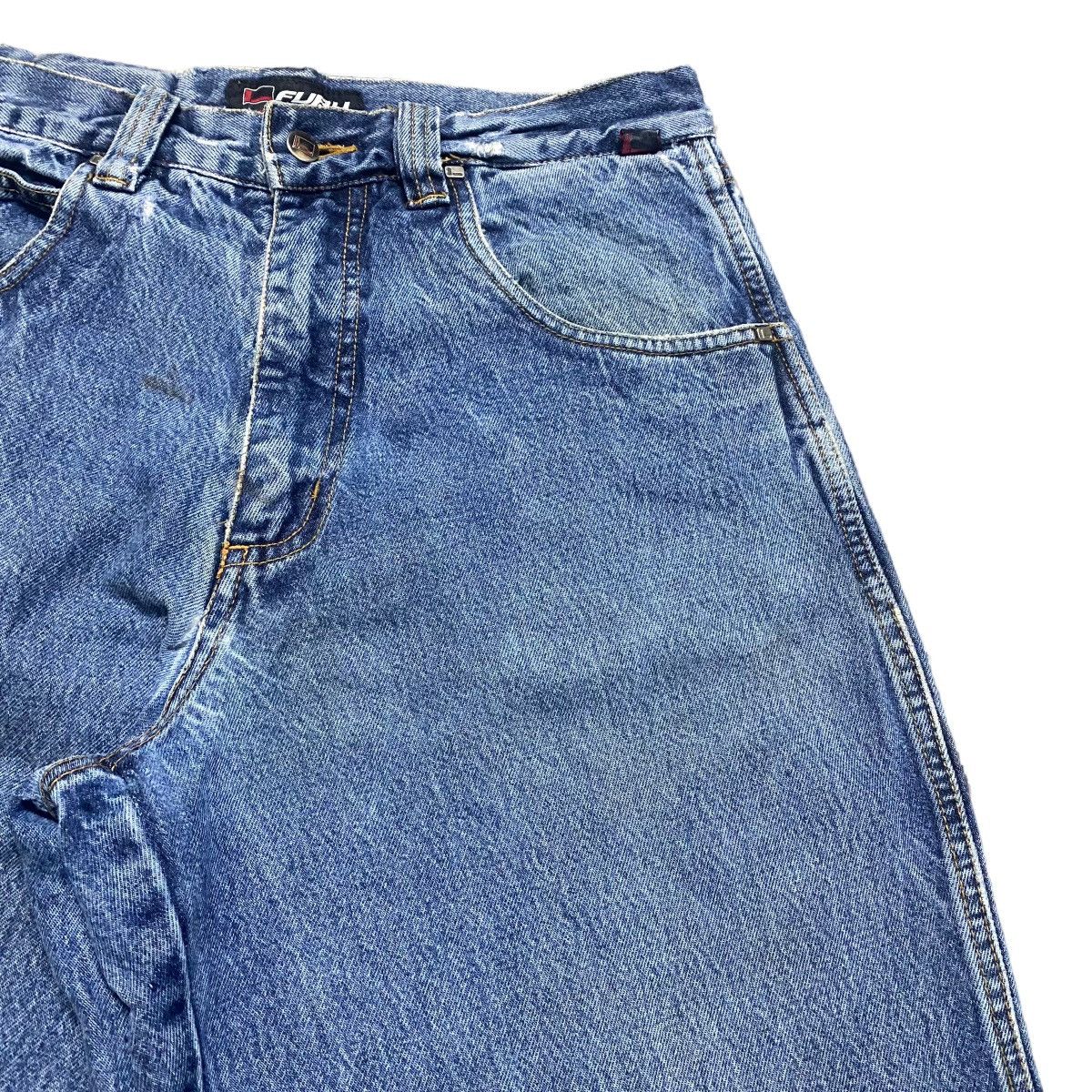 Fubu Vintage Fubu Light Wash Denim Baggy Jeans Size US 32 / EU 48 - 6 Thumbnail