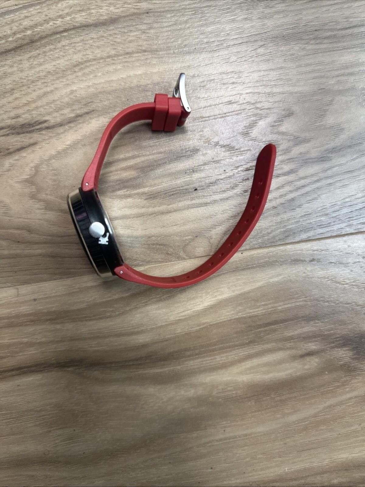 Other Double-Standard Quartz Big Face Waterproof Watch Red Size ONE SIZE - 6 Thumbnail