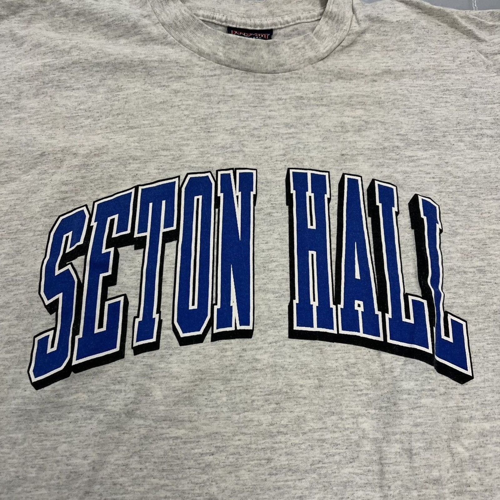 Other Vintage 90s Seton Hall University Grey T-Shirt Size US L / EU 52-54 / 3 - 2 Thumbnail