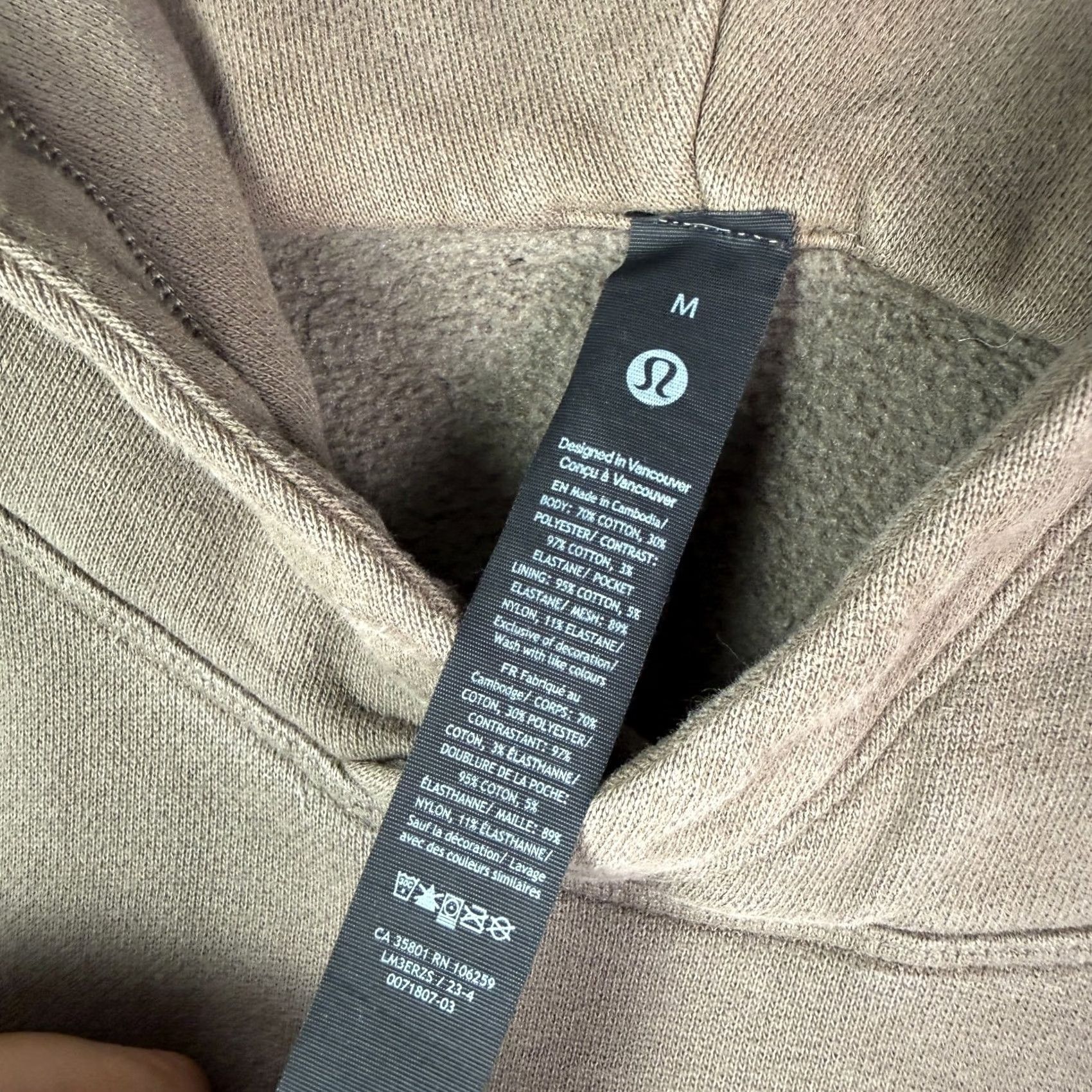 Lululemon Lululemon Steady State Pullover Hoodie Mens M Espresso Brown Sweatshirt M3ERZS Size US M / EU 48-50 / 2 - 3 Thumbnail