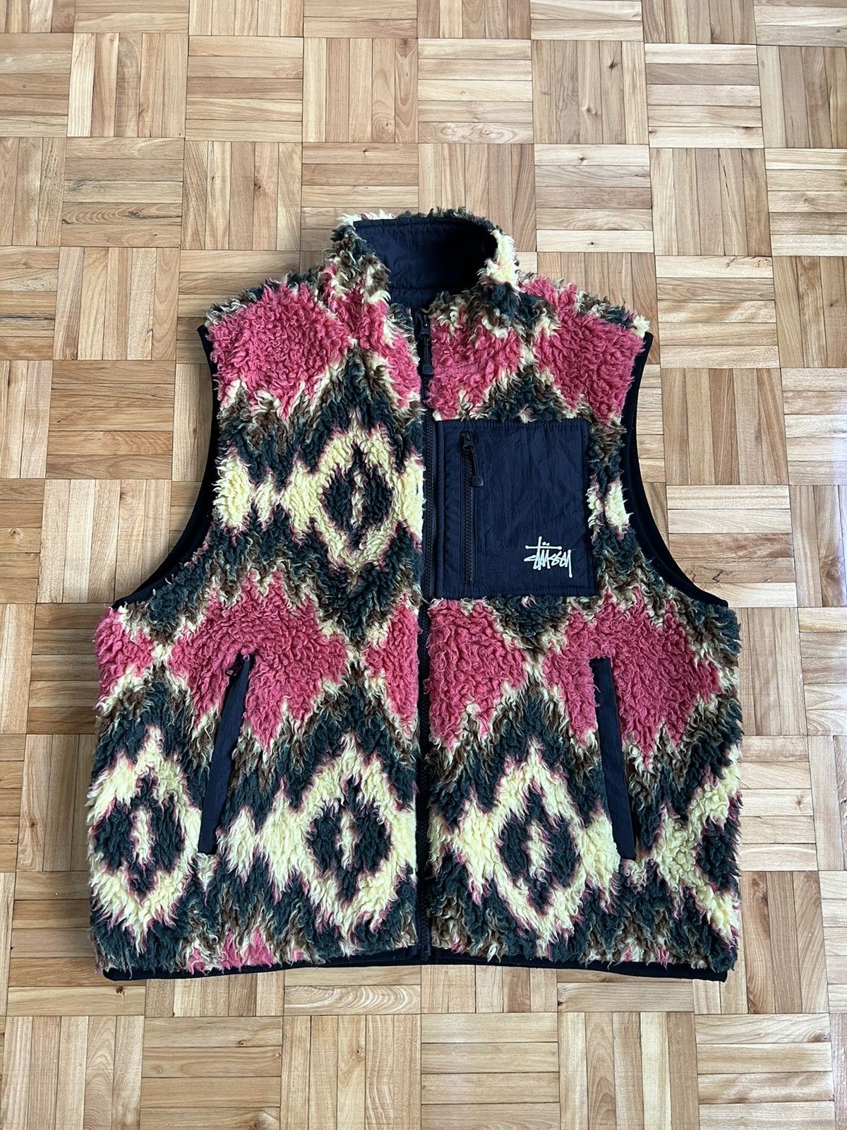 Stussy Sherpa Fleece Fillmore Vest purchases