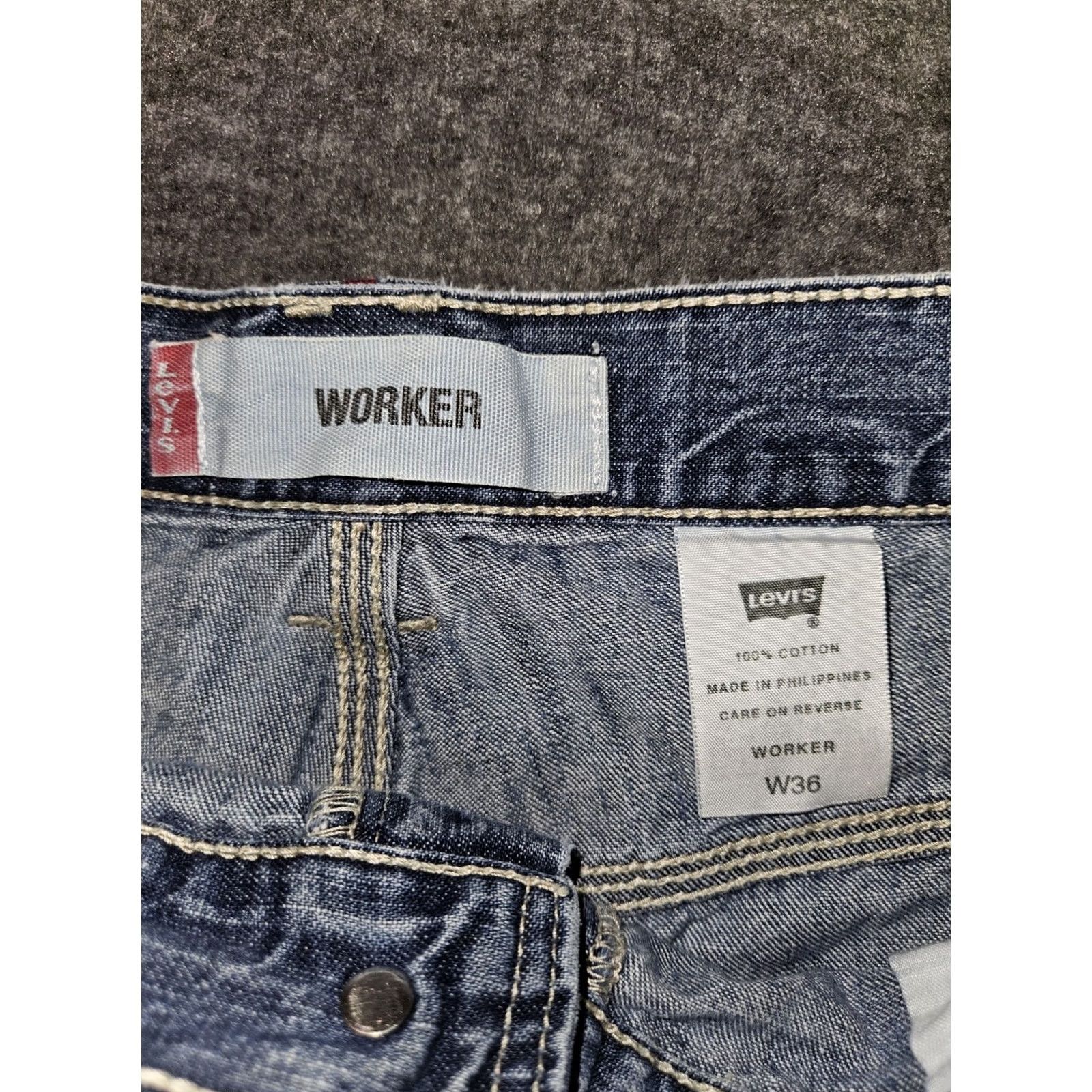 Levi's VINTAGE Levi's Denim Shorts? 100% Cotton? Not Vintage Size US 36 / EU 52 - 2 Thumbnail