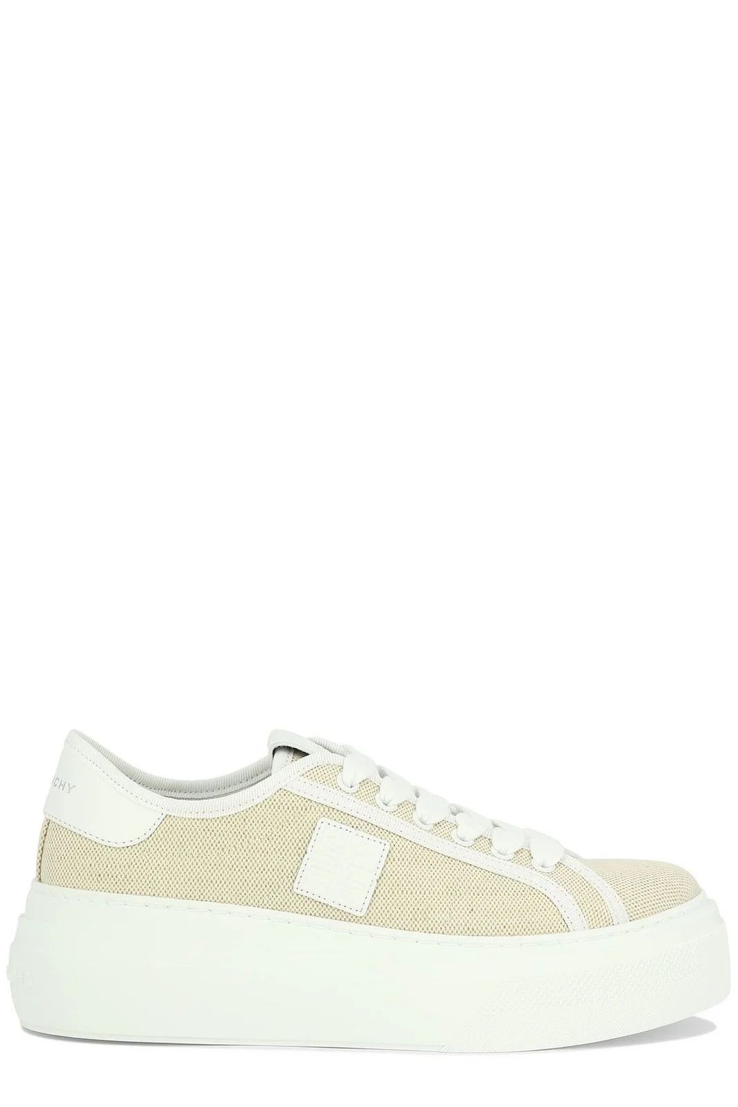 Givenchy o1w1db10525 City Lace Up Sneakers Platform in Beige Size US 8 / IT 38 - 1 Thumbnail