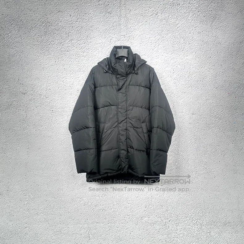 Balenciaga Balenciaga Black Classic Turtleback Hidden Hood Down Coat Size US S / EU 44-46 / 1 - 1 Thumbnail