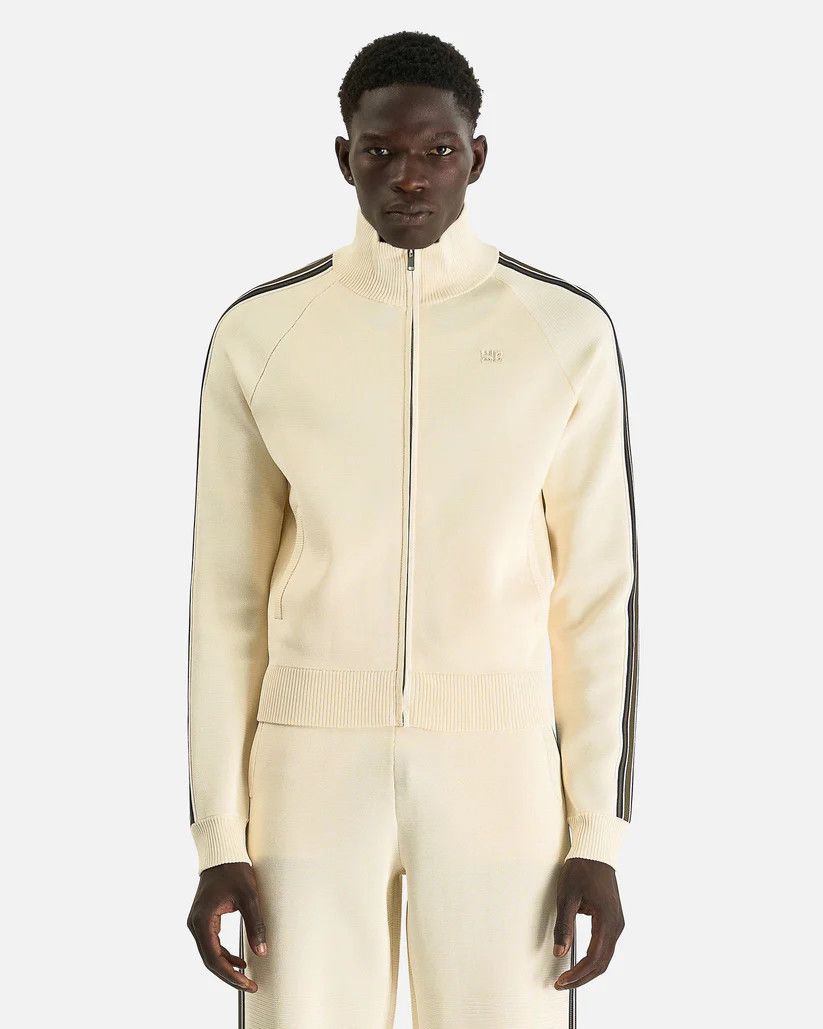 Wales Bonner o1s1v1r1oon0825 Tide Track Top in White/Ivory Size US M / EU 48-50 / 2 - 1 Thumbnail