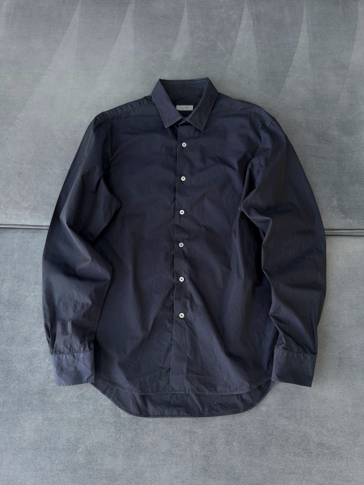 Lanvin Lanvin Classic Design Luxury Button Up Shirt Size US M / EU 48-50 / 2 - 1 Thumbnail