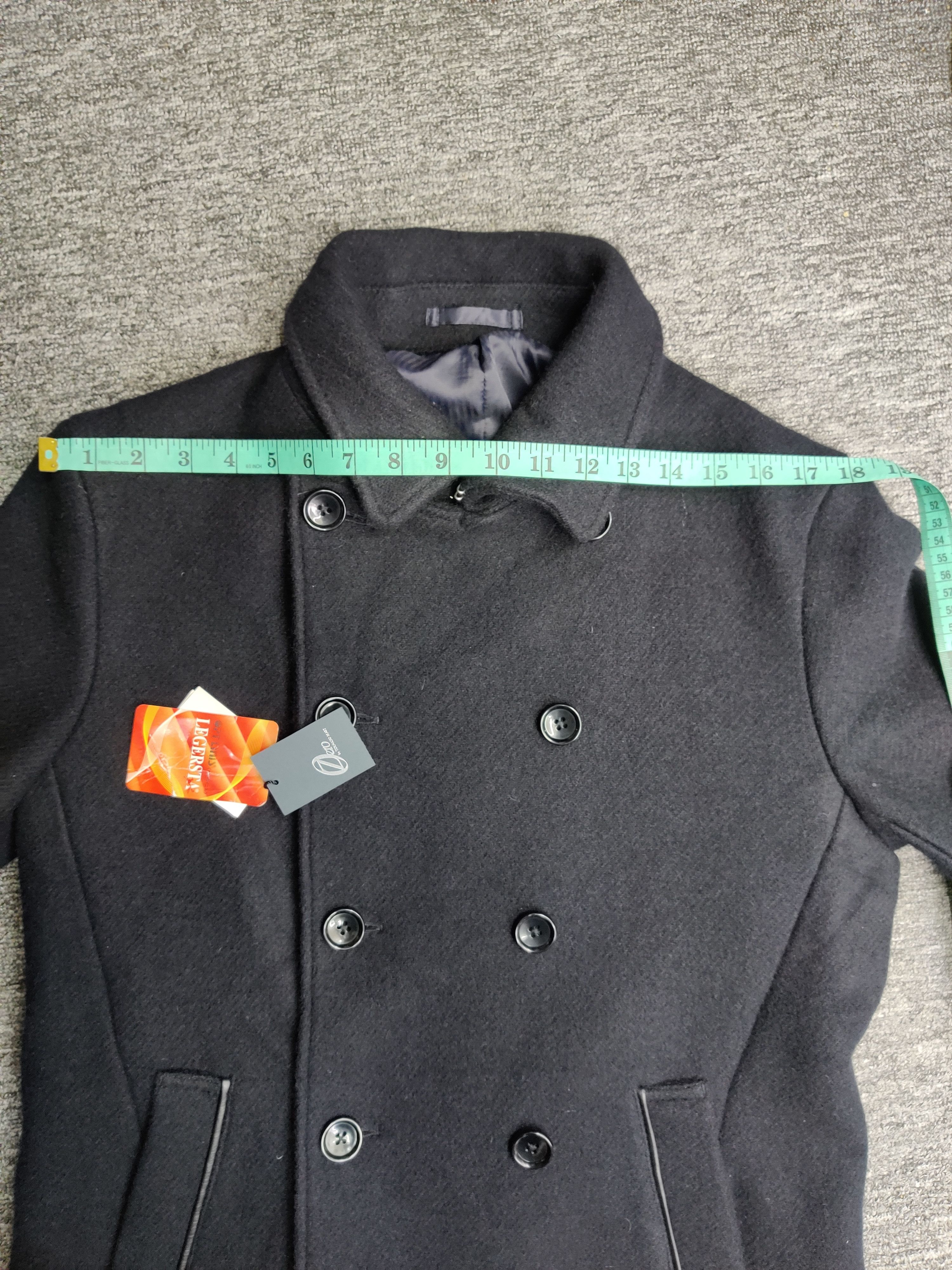 Tornado Mart Vintage Zero By Tornado Mart Wool Double Breasted Coat Size US M / EU 48-50 / 2 - 18 Thumbnail