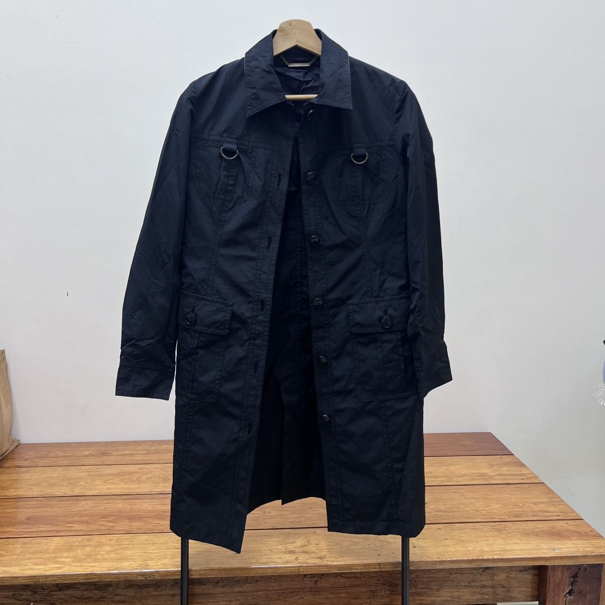 Michael Kors Michael Kors Black Trench Coat Long Jacket black Size XS / US 0-2 / IT 36-38 - 1 Thumbnail