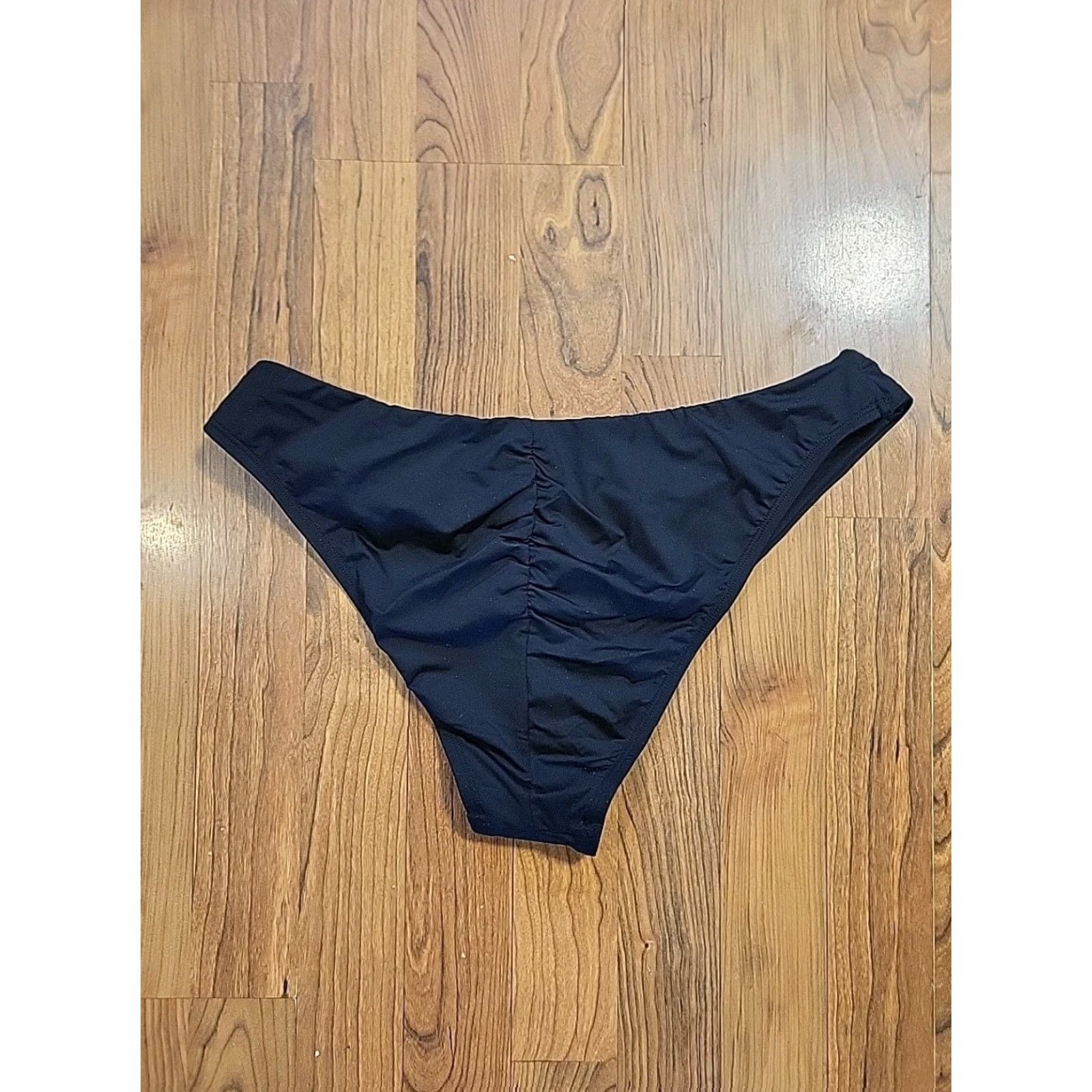 Vintage La Blanca Swimsuit Bottoms Bikini Black Nylon Stretch Size 14 Women's Beach Goddess 14 Mens? Size 36" / US 14 / IT 50 - 7 Thumbnail