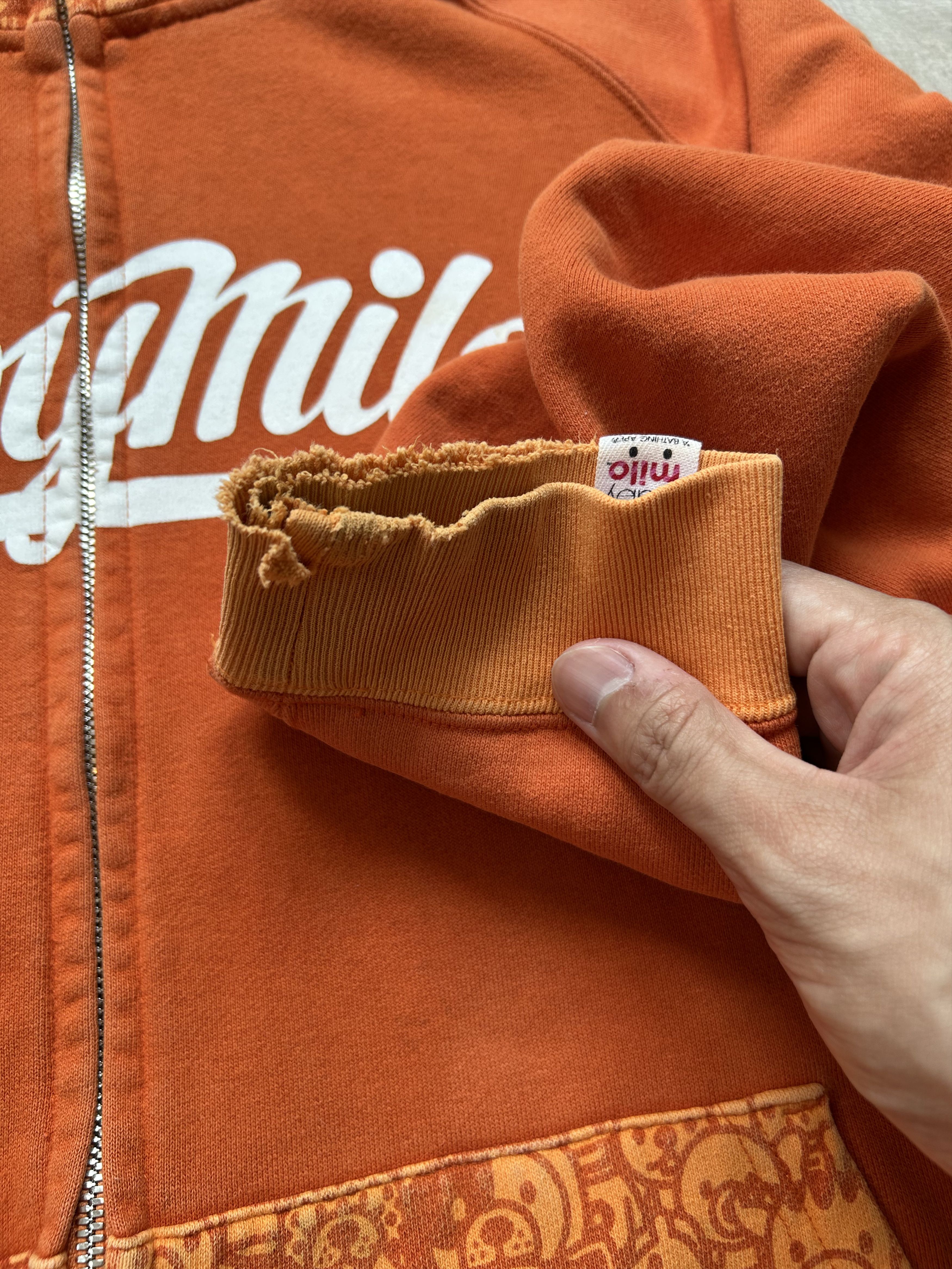 Bape BAPE Orange Animal Safari Milo Full Zip Hoodie Size US M / EU 48-50 / 2 - 6 Thumbnail