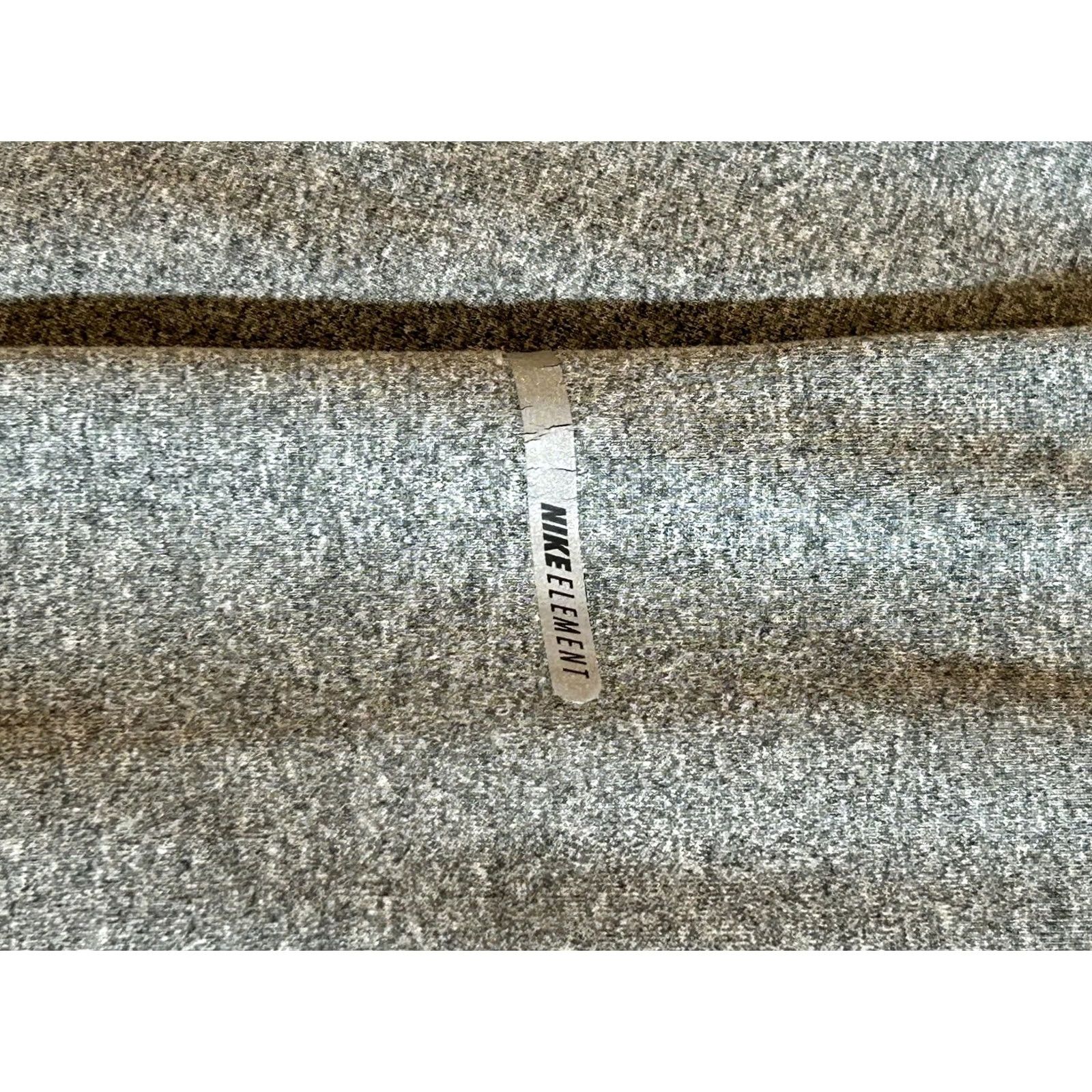Nike Nike Dri-FIT Shirt Mens Large Zip Pullover Running 1/4 Quarter Mock Neck Gray Light Stretch Athletic Size US L / EU 52-54 / 3 - 2 Thumbnail