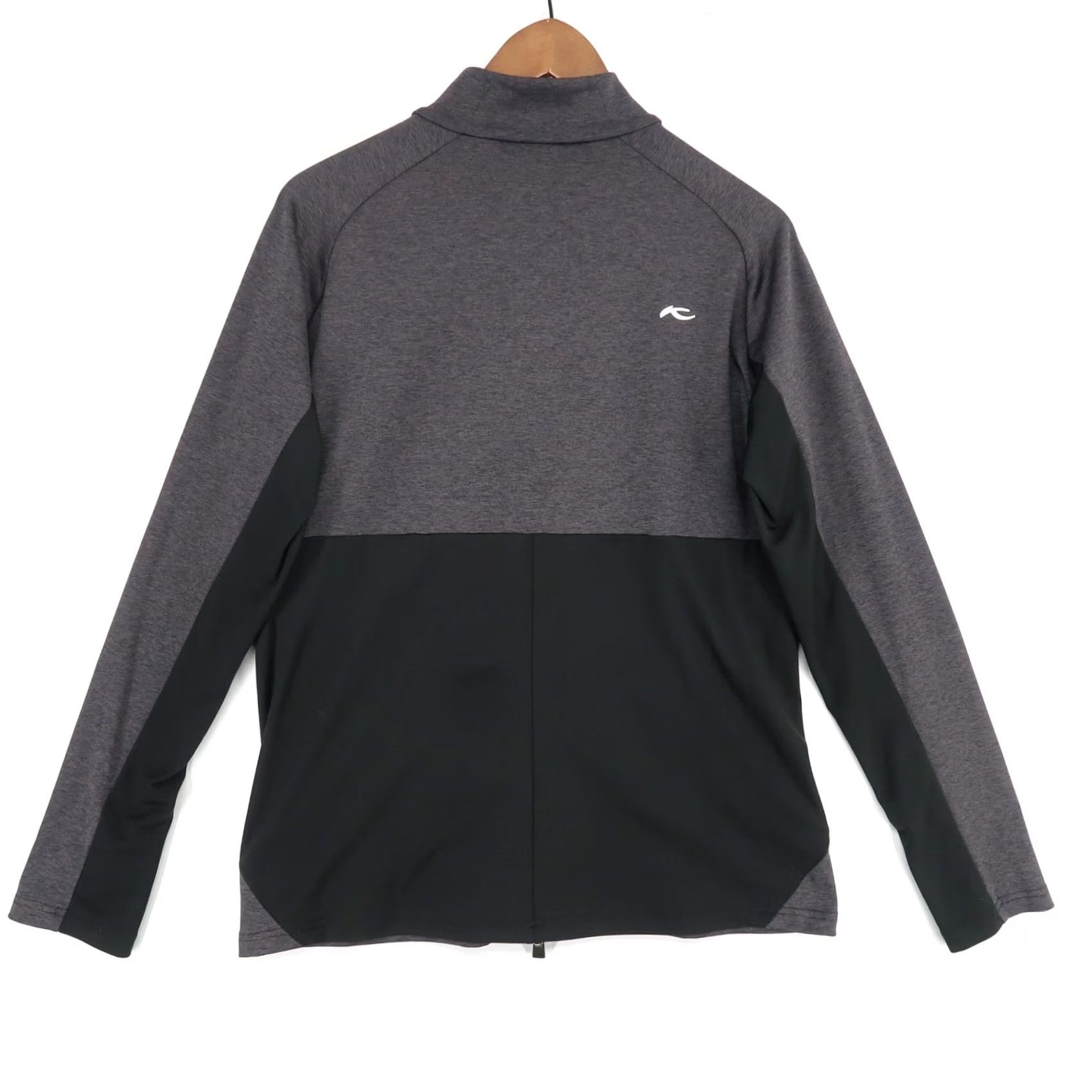 KJUS Kjus Marlene Full Zip Jacket Womens XL Gray Black Golf Outdoor Athletic Stretch Track Jacket High Performance Size XL / US 12-14 / IT 48-50 - 2 Thumbnail