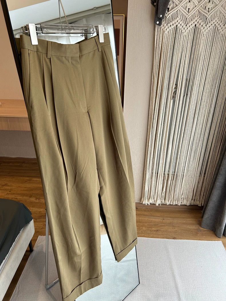 Dries Van Noten Dries Van Noten Wool Wide-Leg Casual Pants Size US 38 / EU 54 - 1 Thumbnail