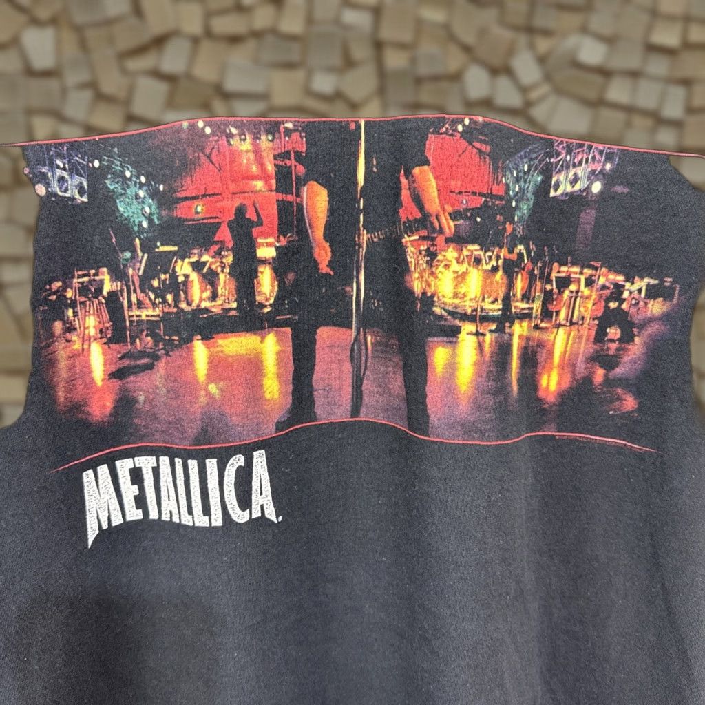 VINTAGE Metallica Band T-Shirt Size XL Men Short Sleeve