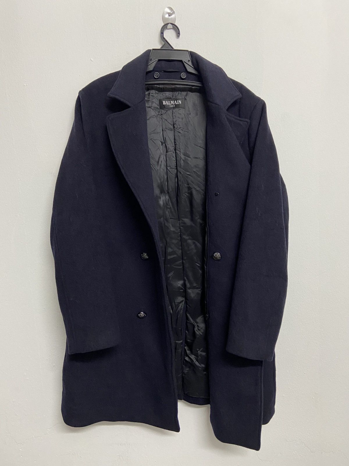 Balmain Balmain Navy Pea Coat Size US L / EU 52-54 / 3 - 10 Thumbnail