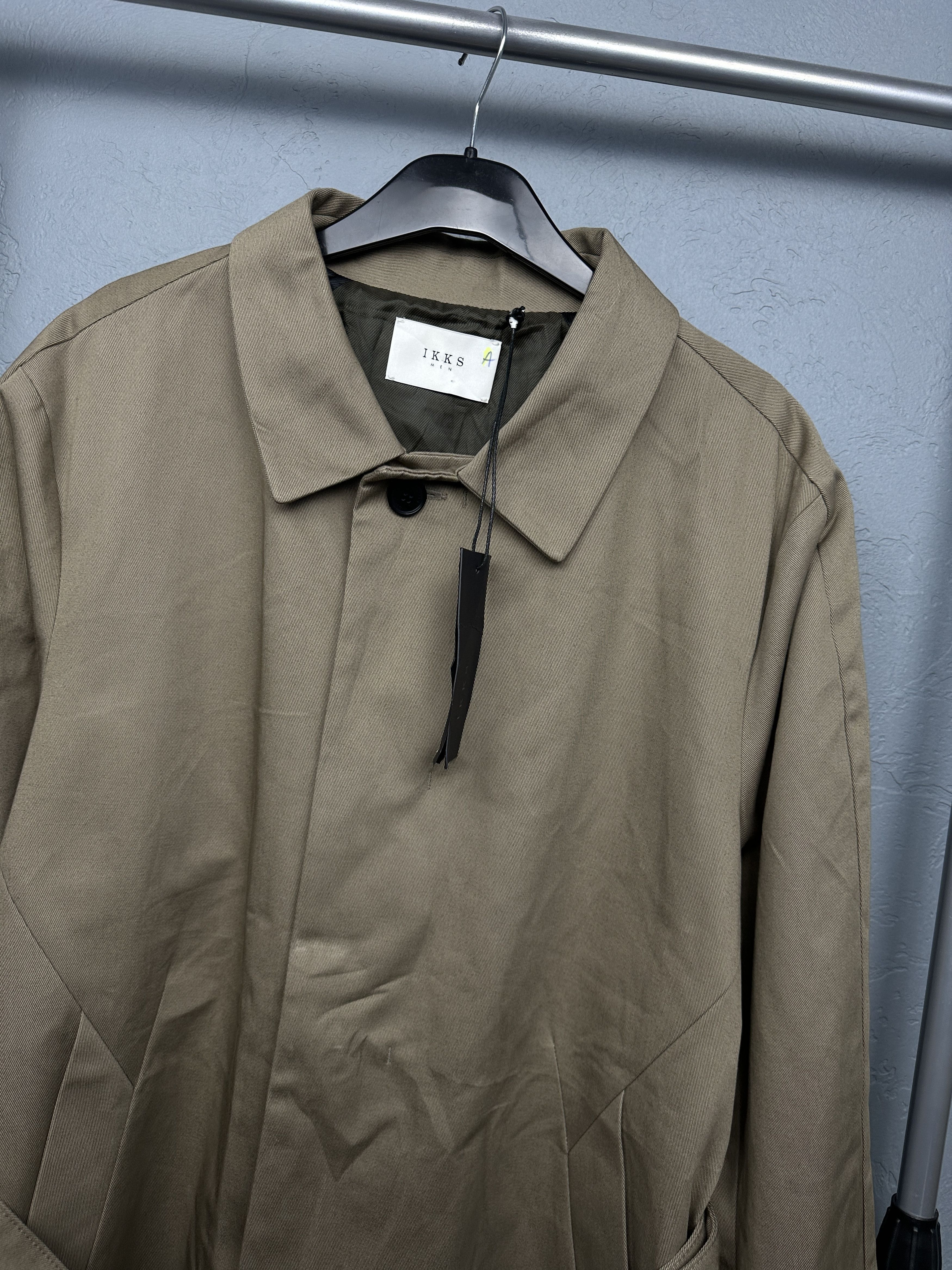 IKKS NEW! IKKS Mens Trench Coat Jacket Size US XXL / EU 58 / 5 - 3 Thumbnail