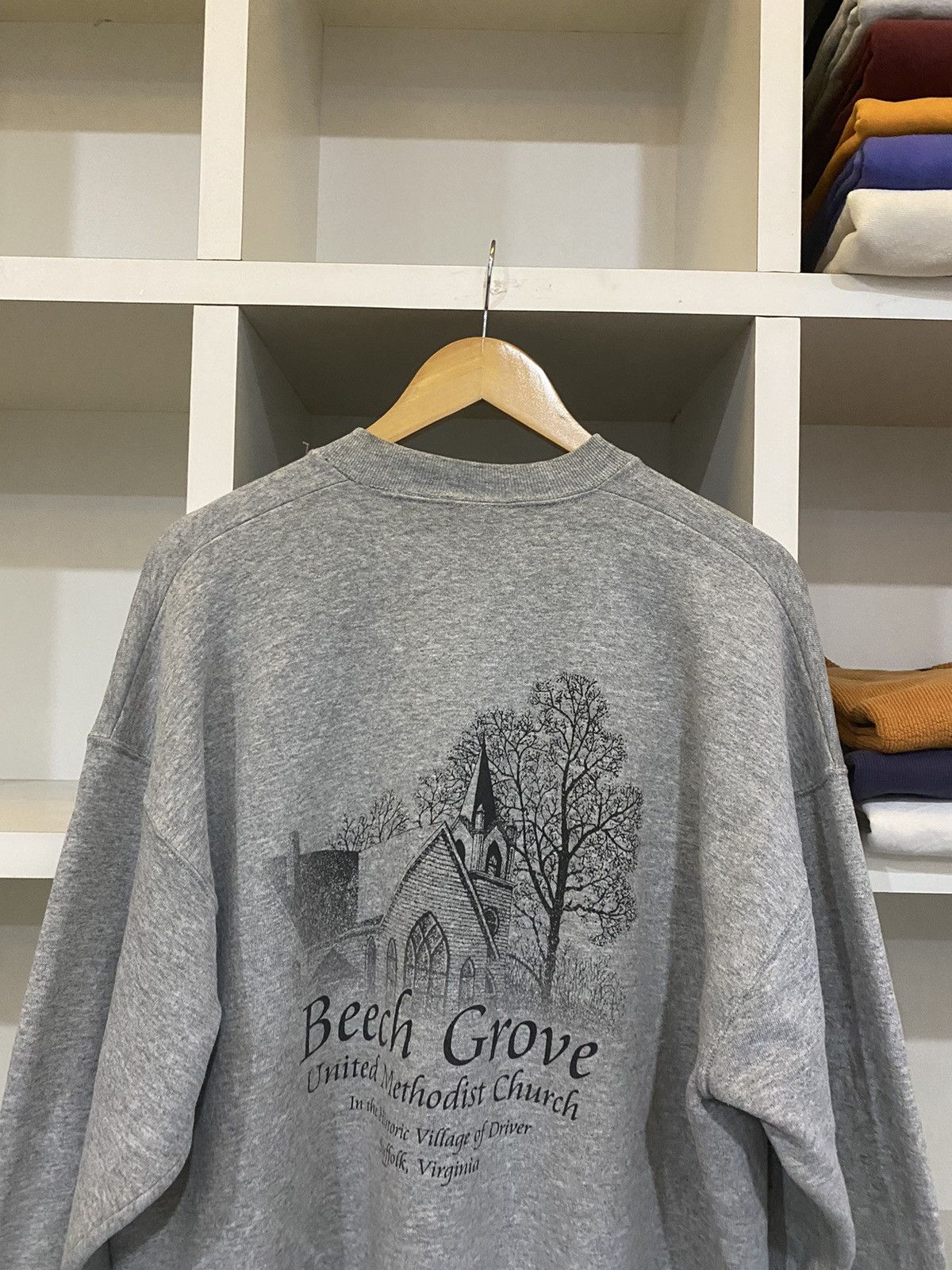 Vintage Vintage Beech Grove Sweatshirt Size US XL / EU 56 / 4 - 1 Thumbnail