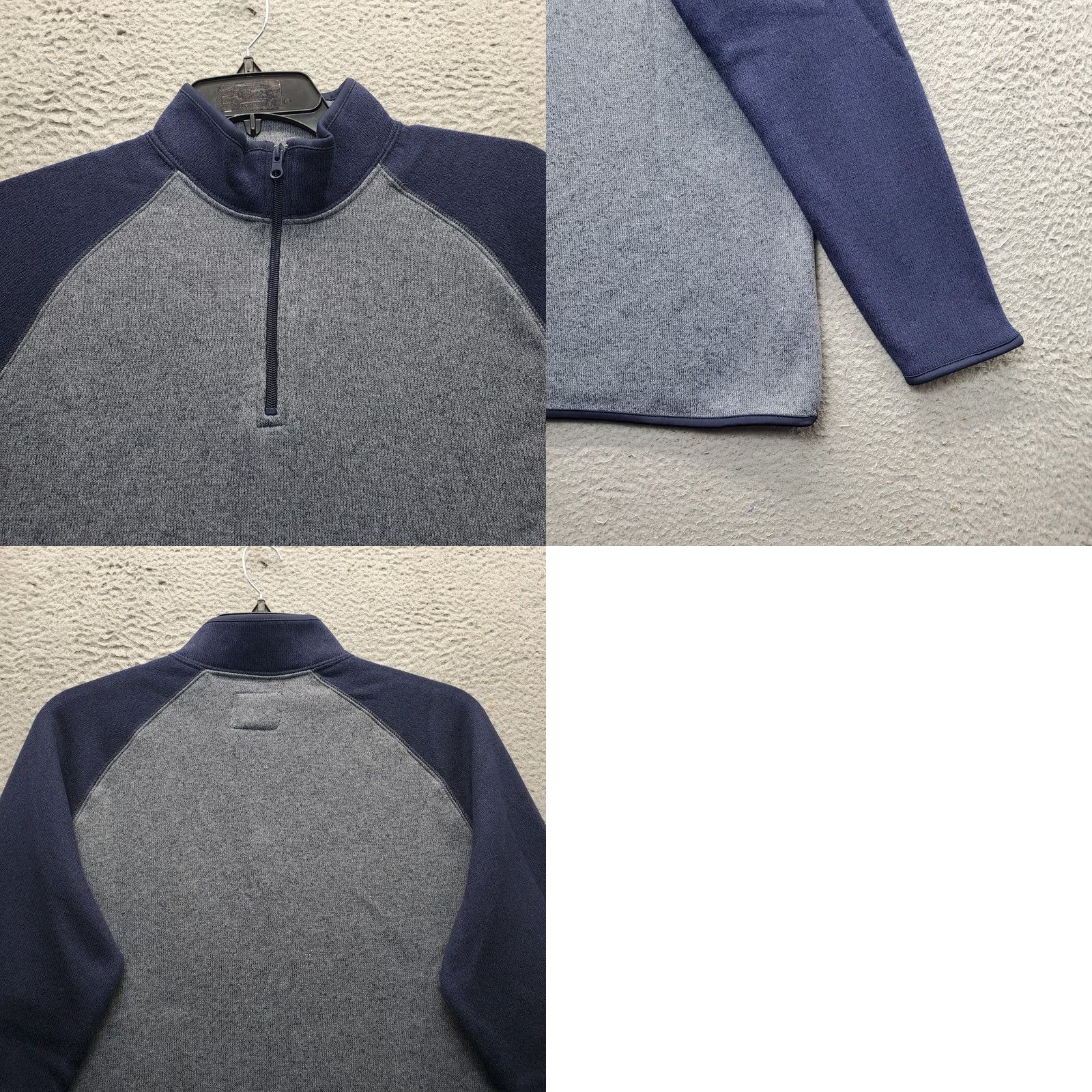 Old Navy Old Navy Mens Sweatshirt L Multicolor Fleece Lined 1/4 Zip Logo Patch Long Sleeve Shirt Size US L / EU 52-54 / 3 - 8 Thumbnail