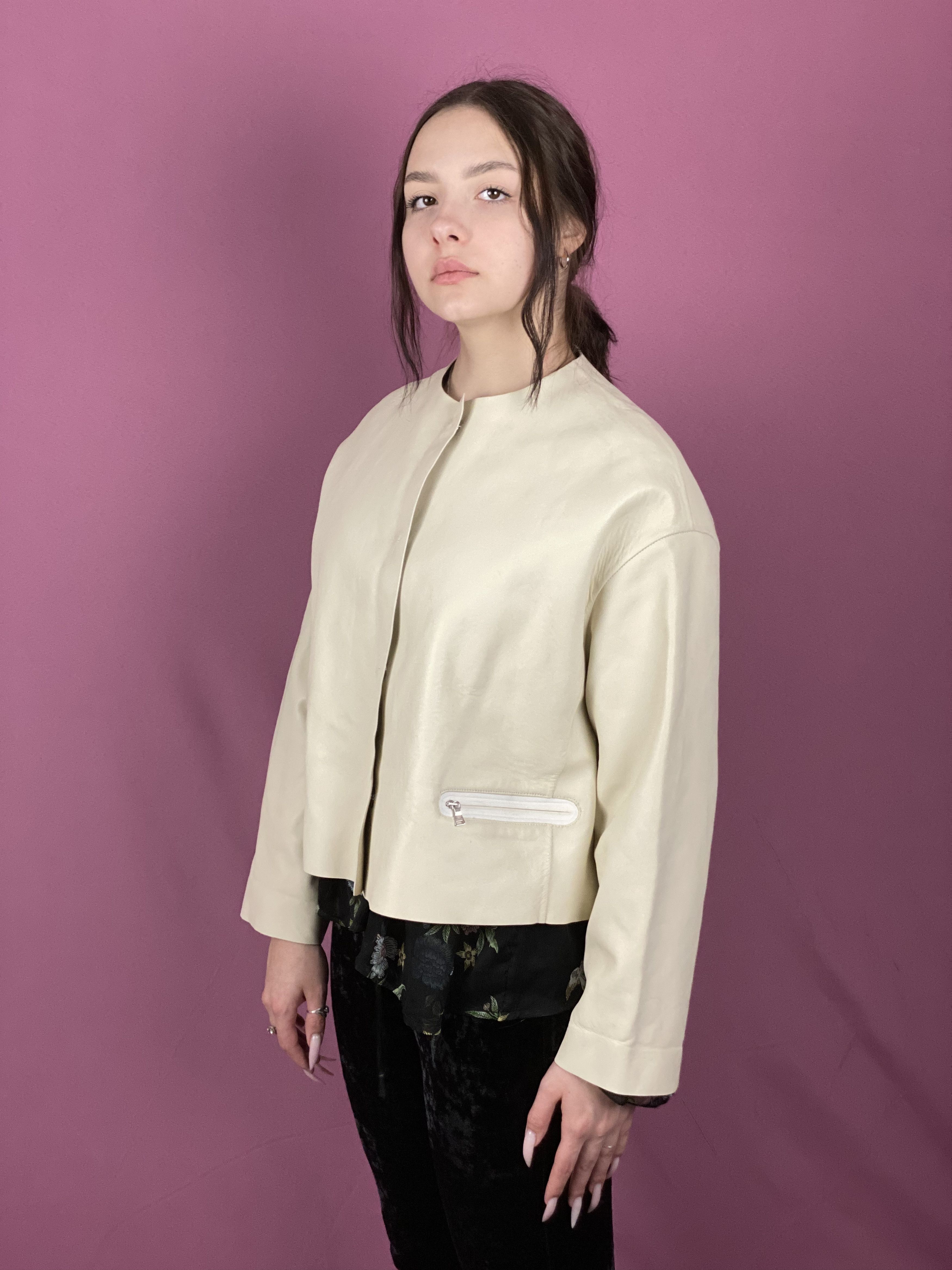 Neil Barrett Neil Barrett Women's Leather Jacket - S Size S / US 4 / IT 40 - 2 Thumbnail