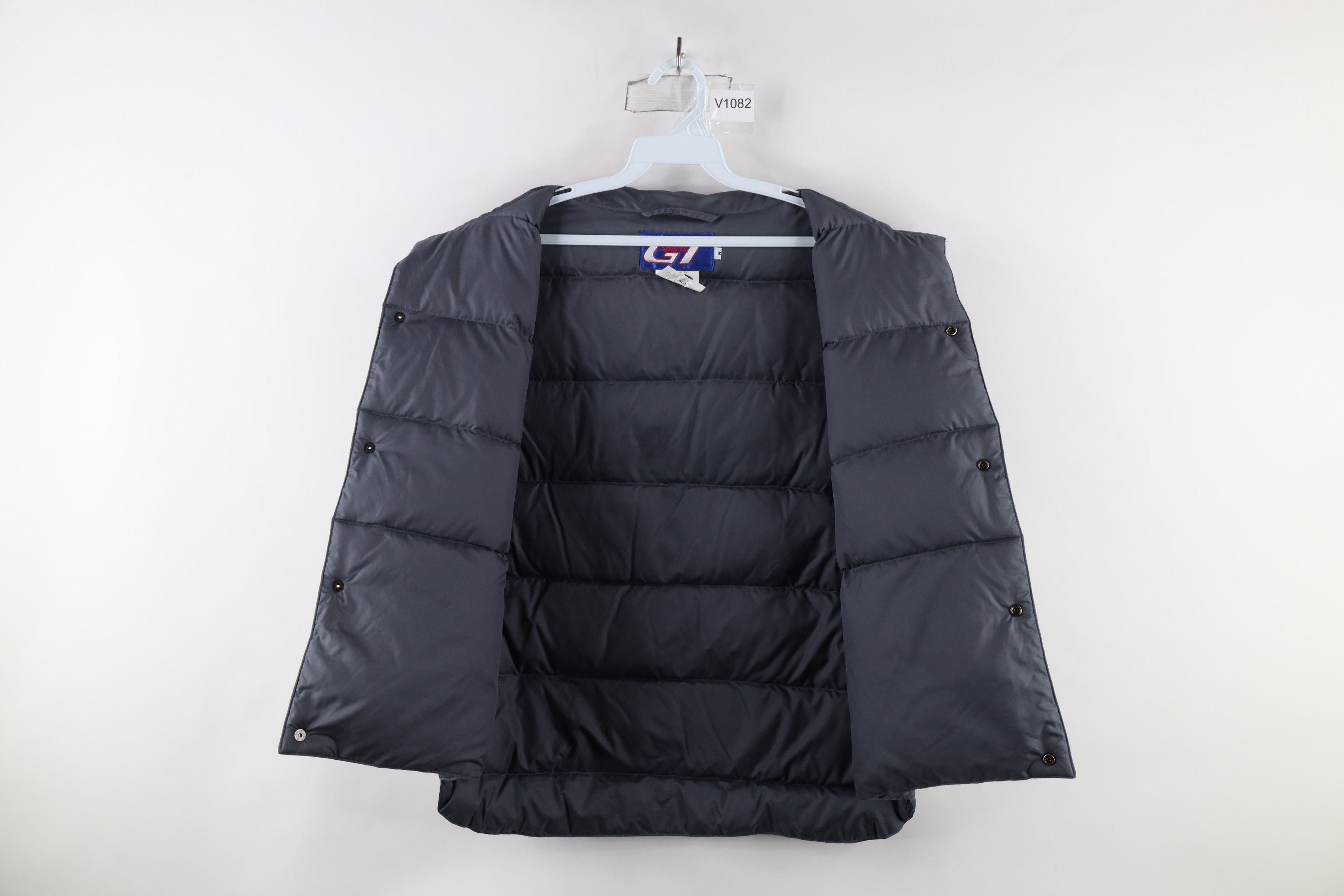 Vintage Vintage 90s Streetwear Down Fill Puffer Vest Jacket Gray Size US M / EU 48-50 / 2 - 7 Thumbnail