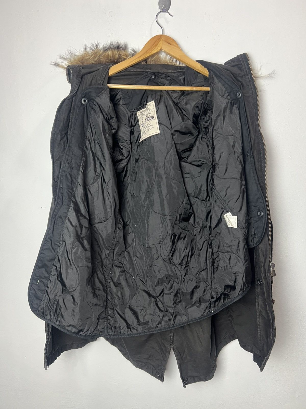 Japanese Brand Vintage Back Number Military Faux Fur Fishtail Parka Size US S / EU 44-46 / 1 - 9 Thumbnail