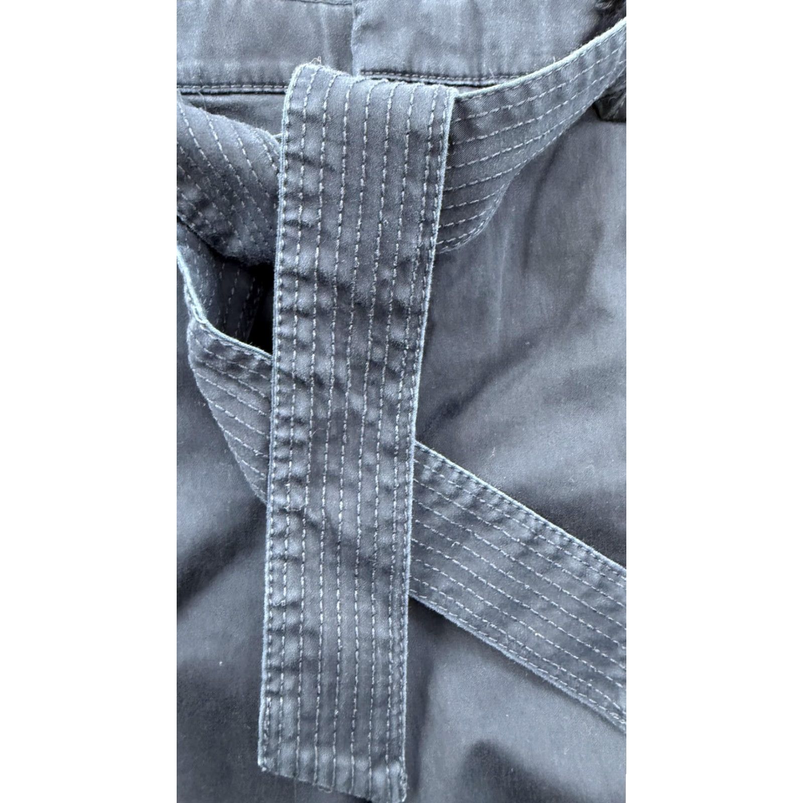 Banana Republic Banana Republic Pants Women Cropped Wide-Leg Culottes Belted Navy 2 Regular Inseam 23.5in Stretch Twill Pocketed Mens? Size 26" / US 2 / IT 38 - 3 Thumbnail