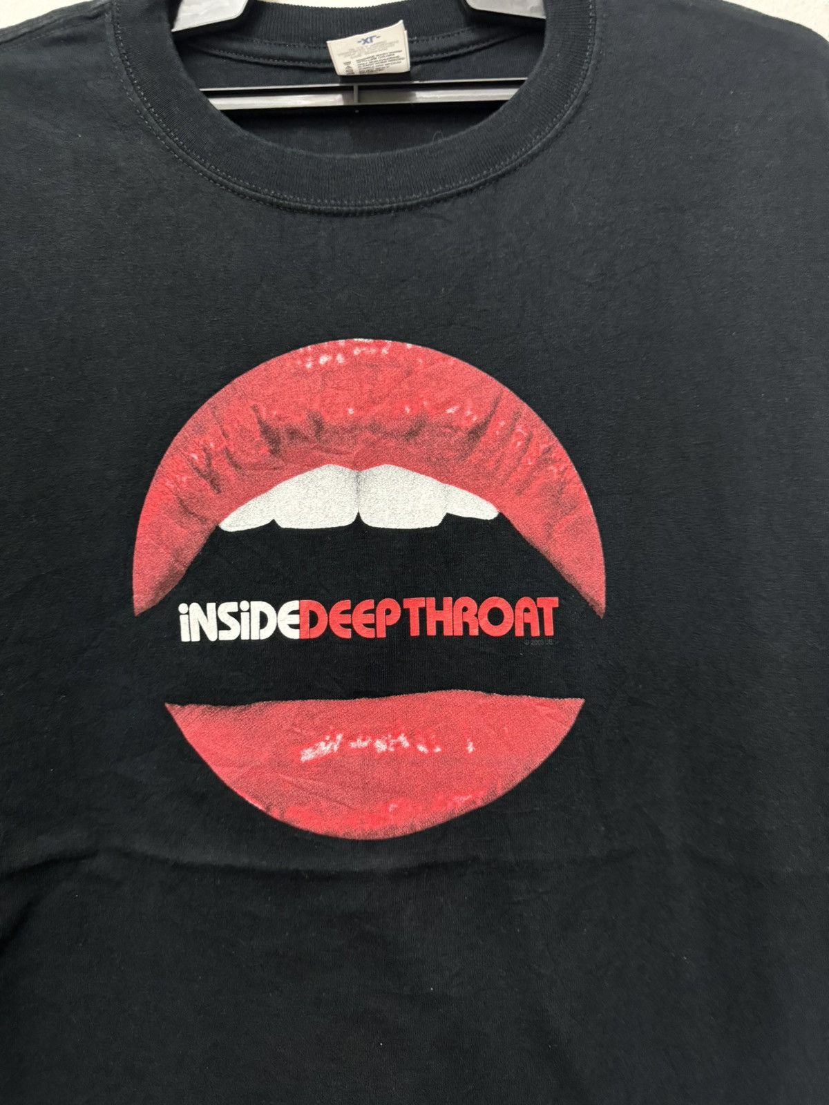 Vintage Vintage Inside Deep Throat Movie Tee Size US XL / EU 56 / 4 - 2 Thumbnail
